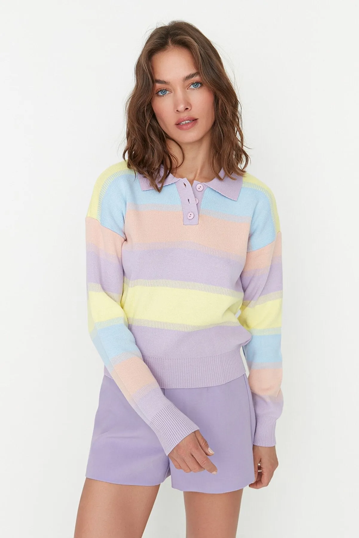 pastel sweater top