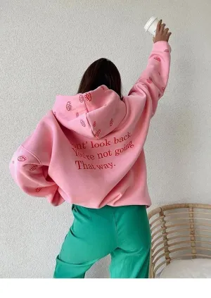 Pink eye sweatshirt