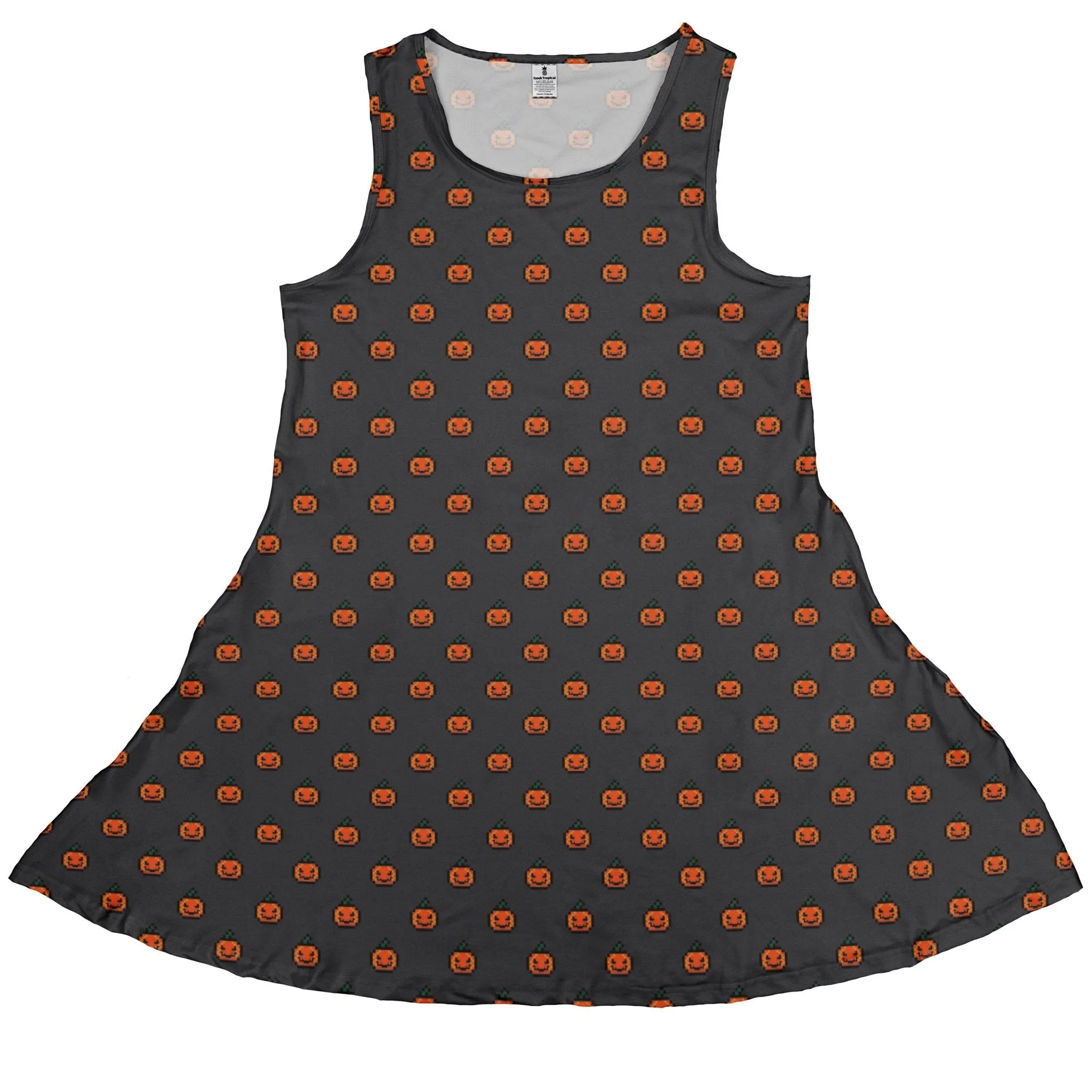 Pixel Pumpkins Dress