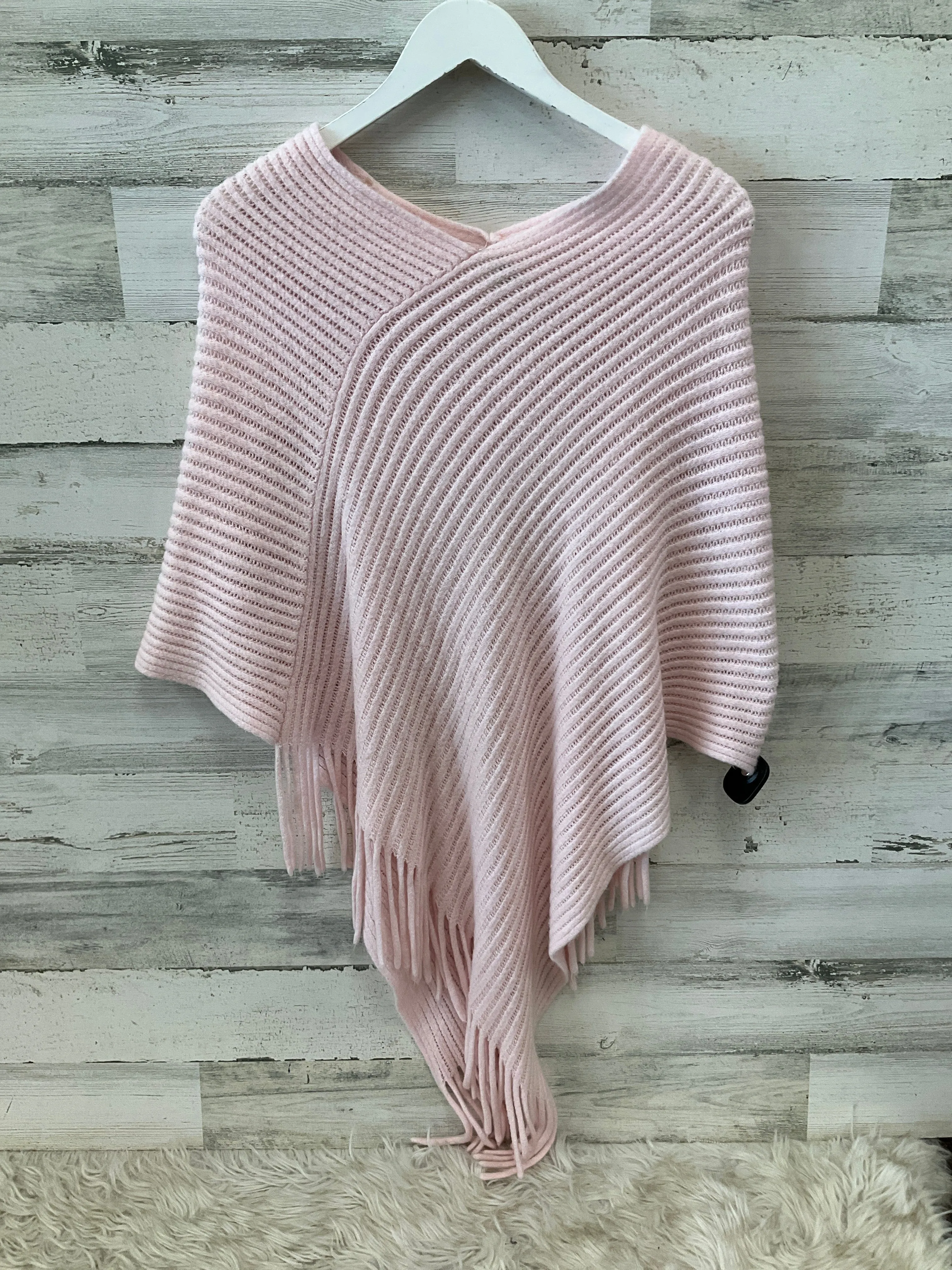 Poncho By Cme In Pink, Size: S