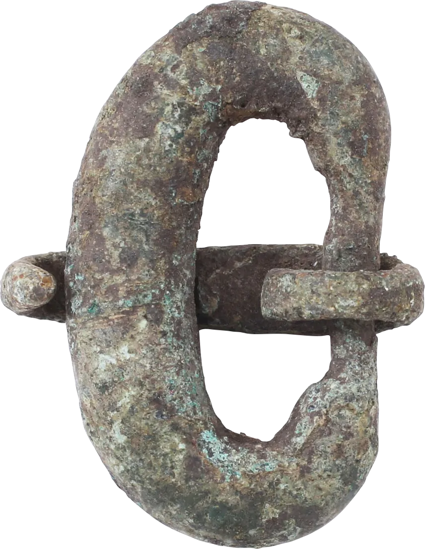 POST ROMAN GERMANIC SWORD BELT BUCKLE, 5TH CENTURY AD