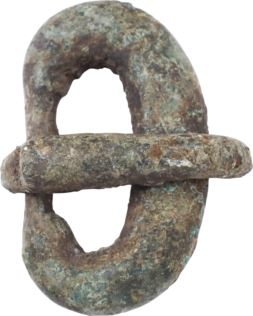 POST ROMAN GERMANIC SWORD BELT BUCKLE, 5TH CENTURY AD