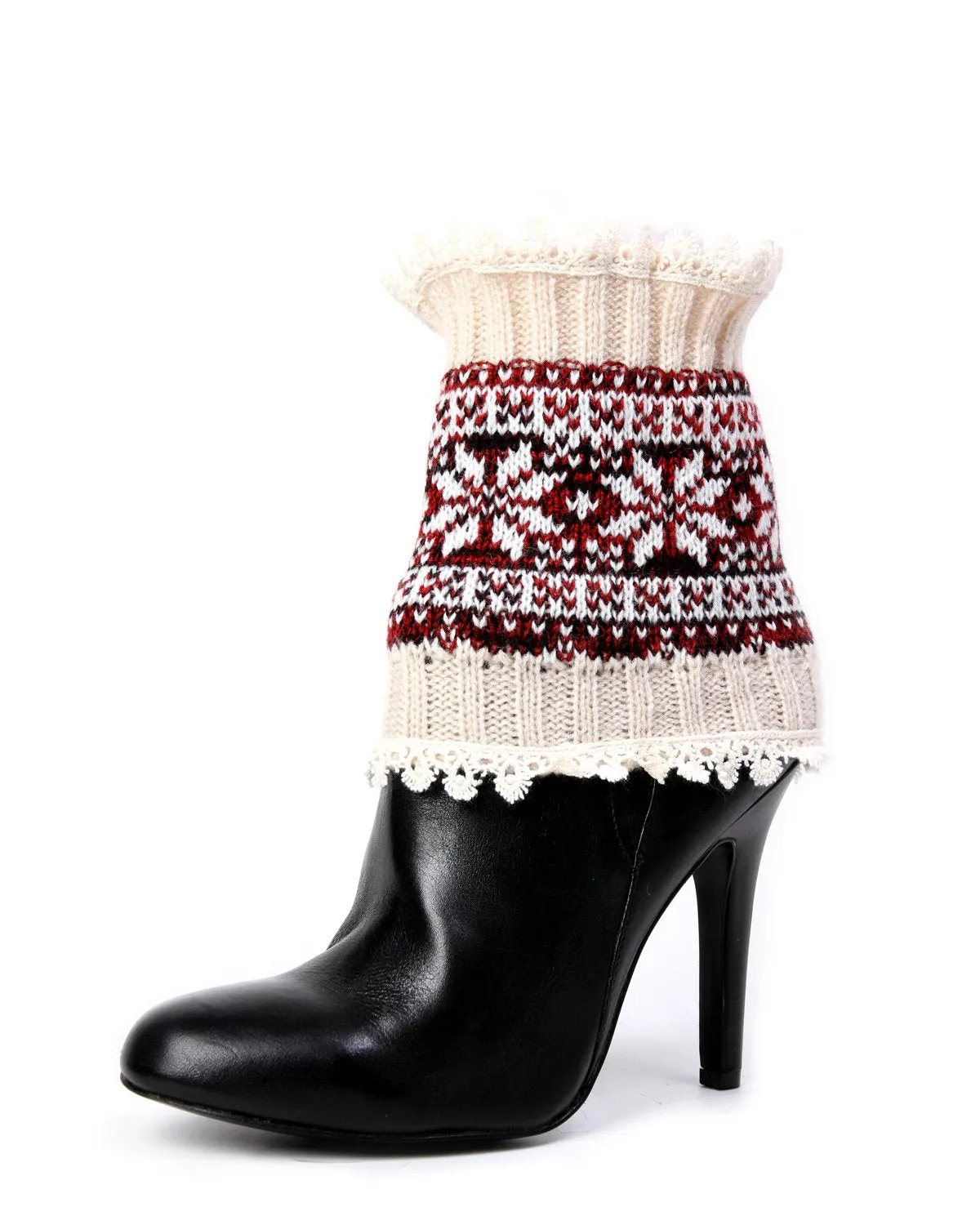 Prancer Fair Isle Boot Toppers