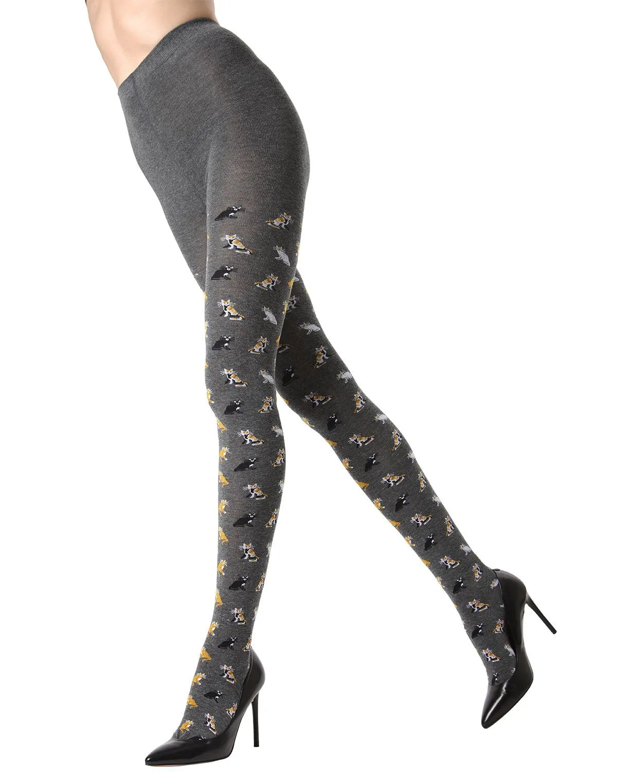 Pretty Kitties Seamless Sweater Tights