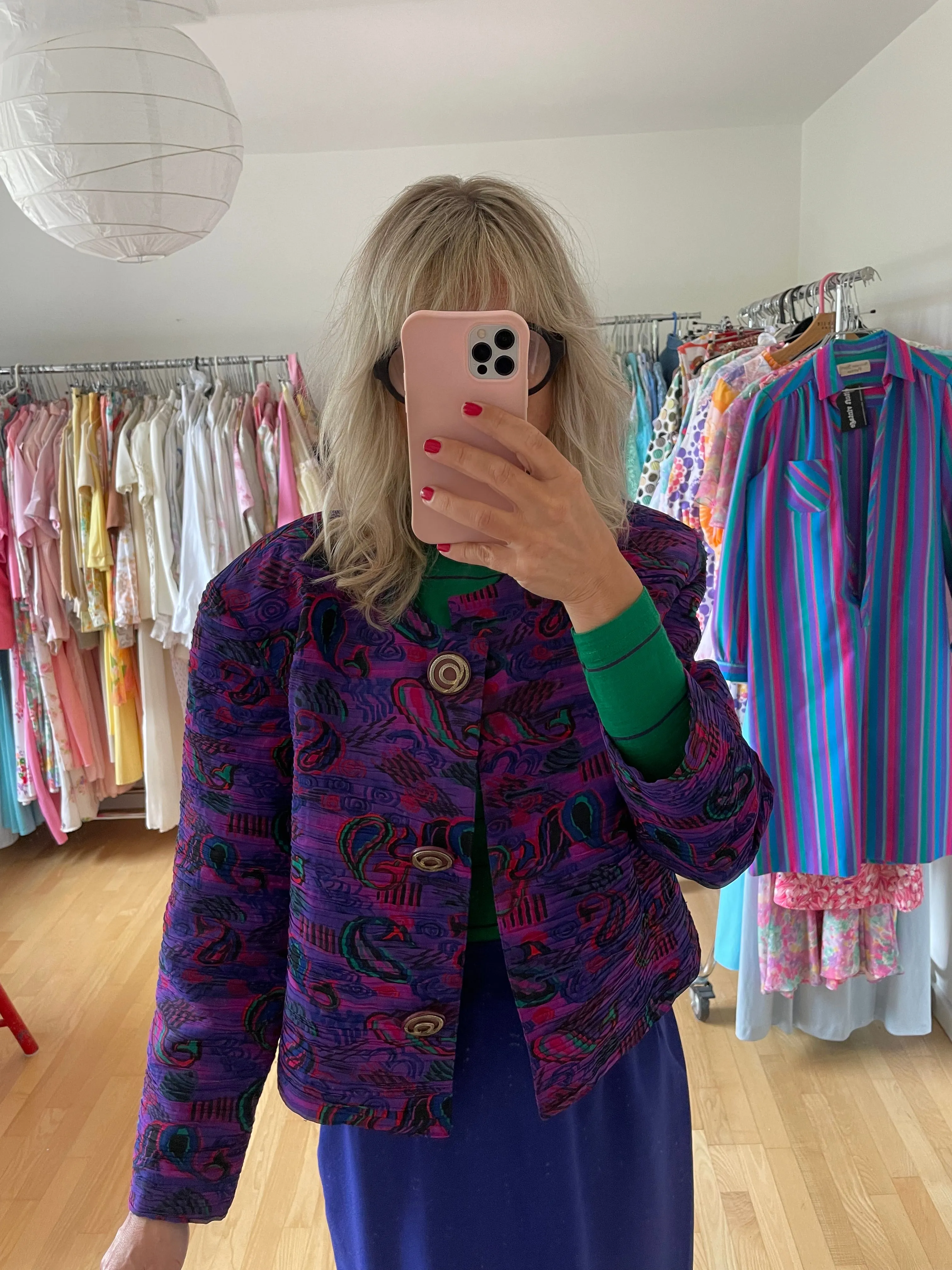 Purple Print Jacket