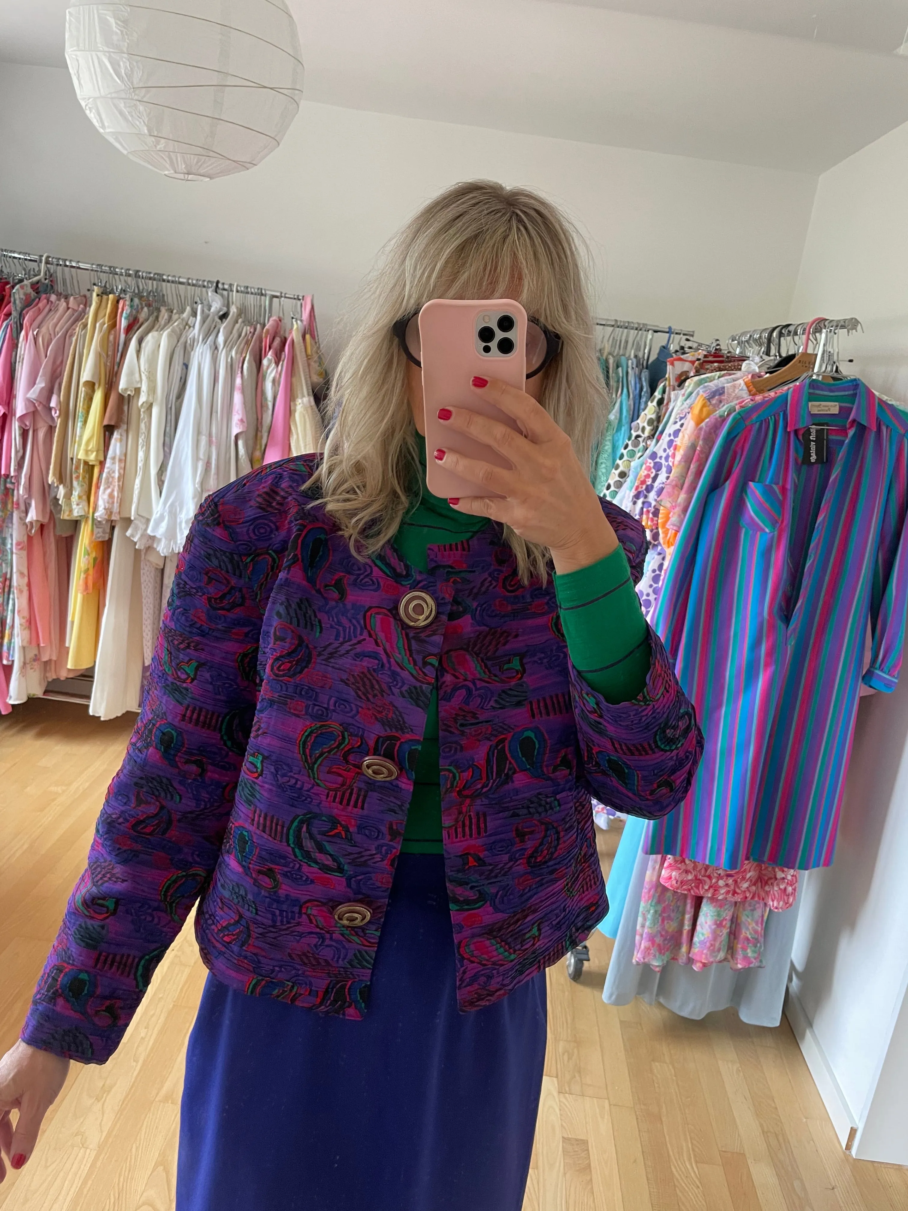 Purple Print Jacket