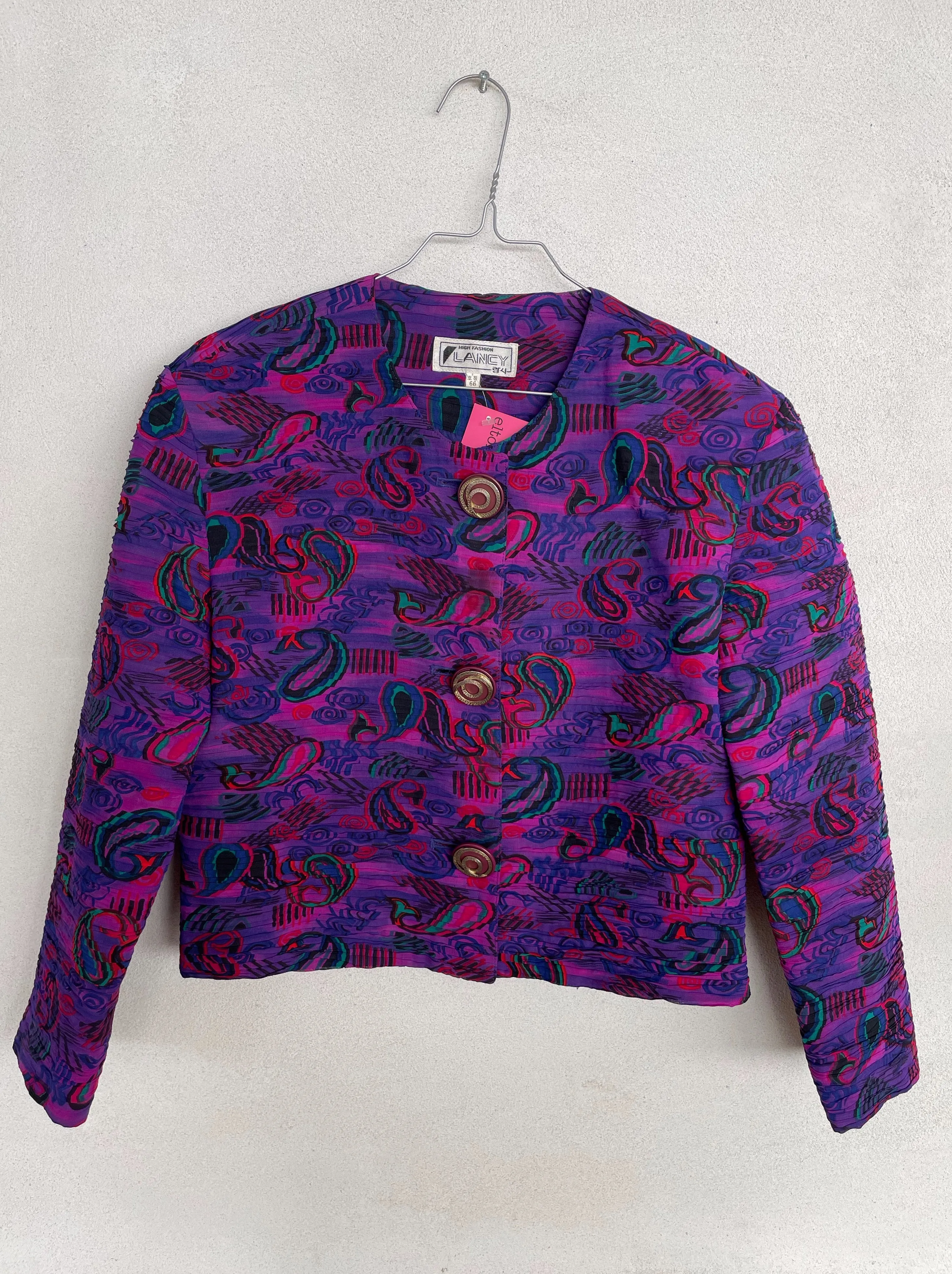 Purple Print Jacket