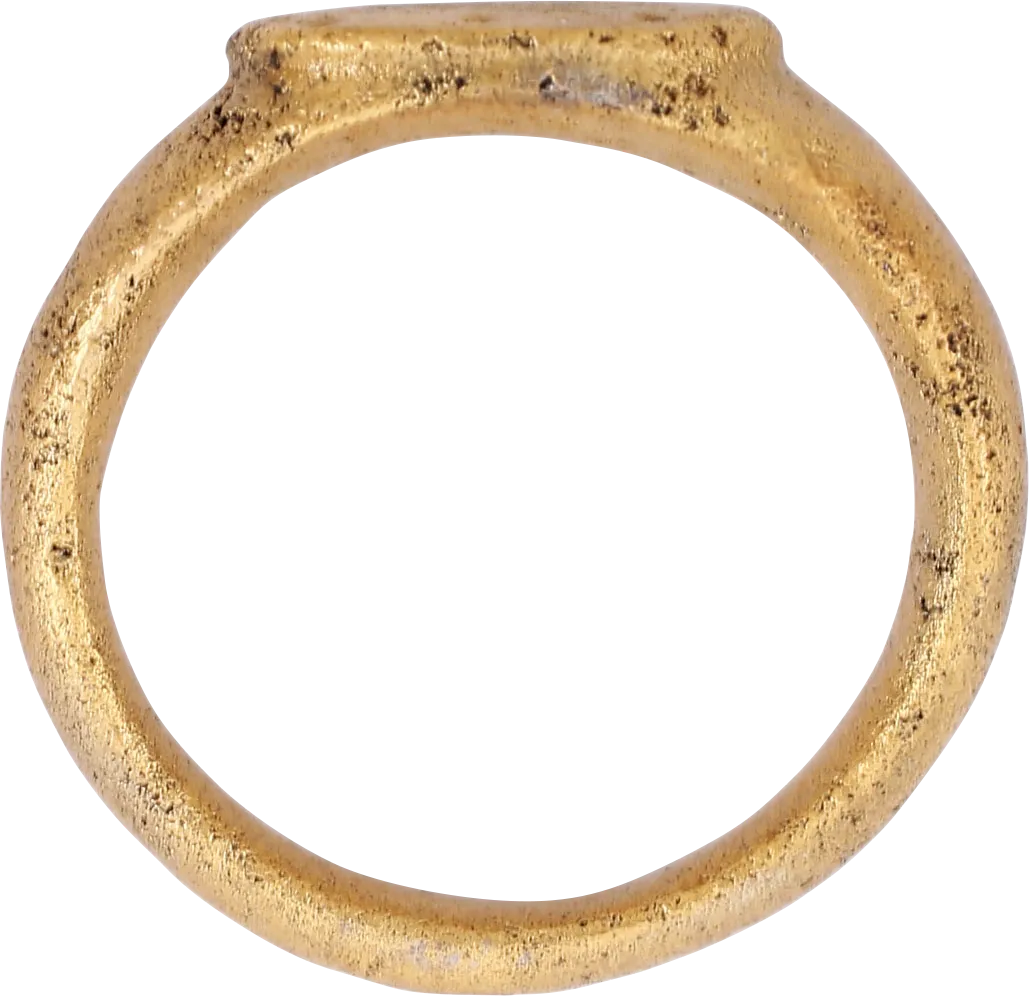 RARE ANGLO-SAXON (ENGLISH) MAN’S RING, 5th-7th CENTURY AD, SIZE 9 ½