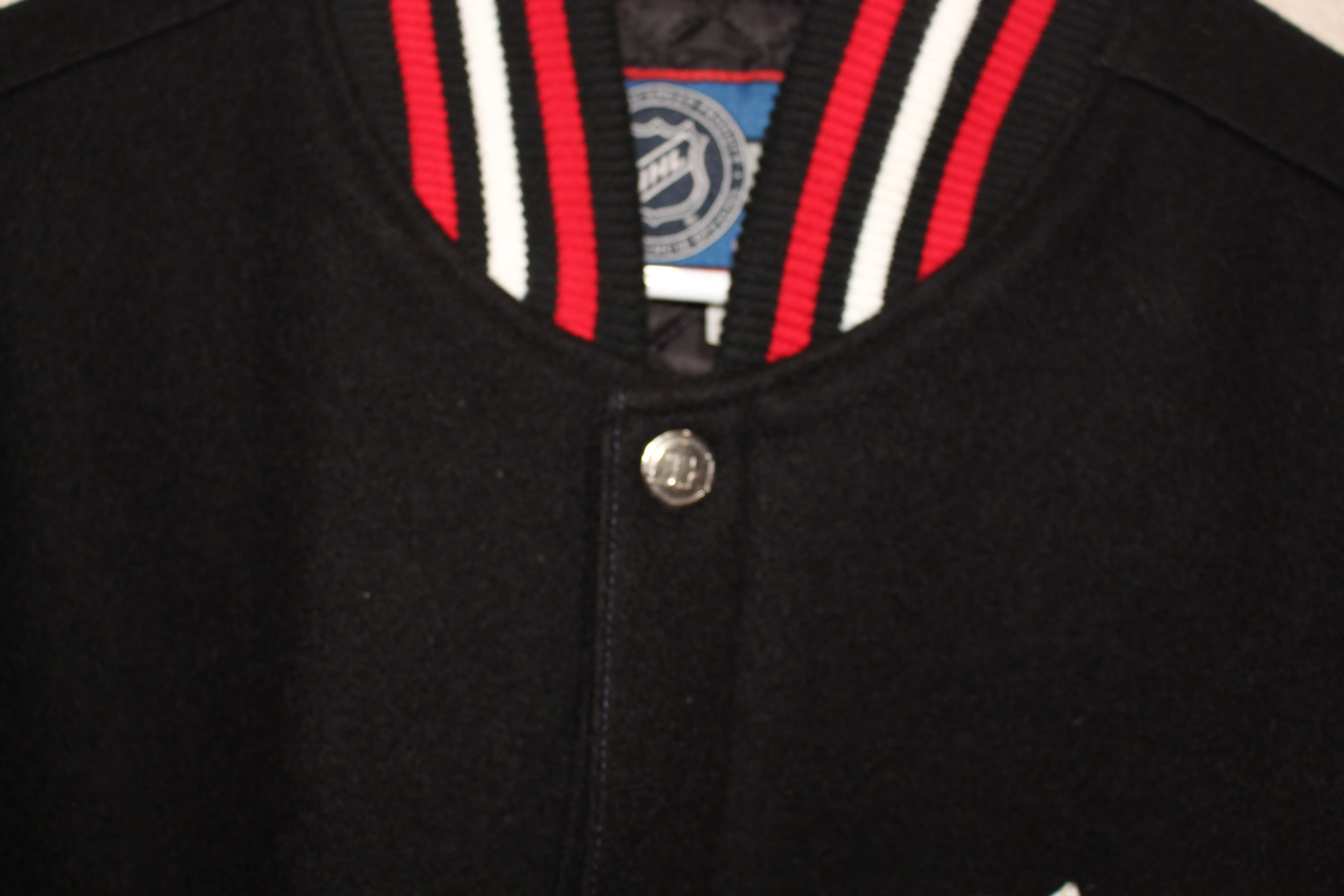 Rare Calgary Flames JH Design Varsity Jacket (XL)