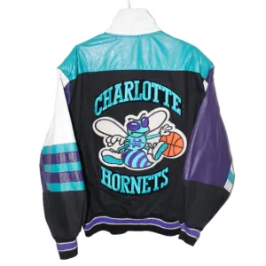 Rare Charlotte Hornets Leather Jeff Hamilton (L)