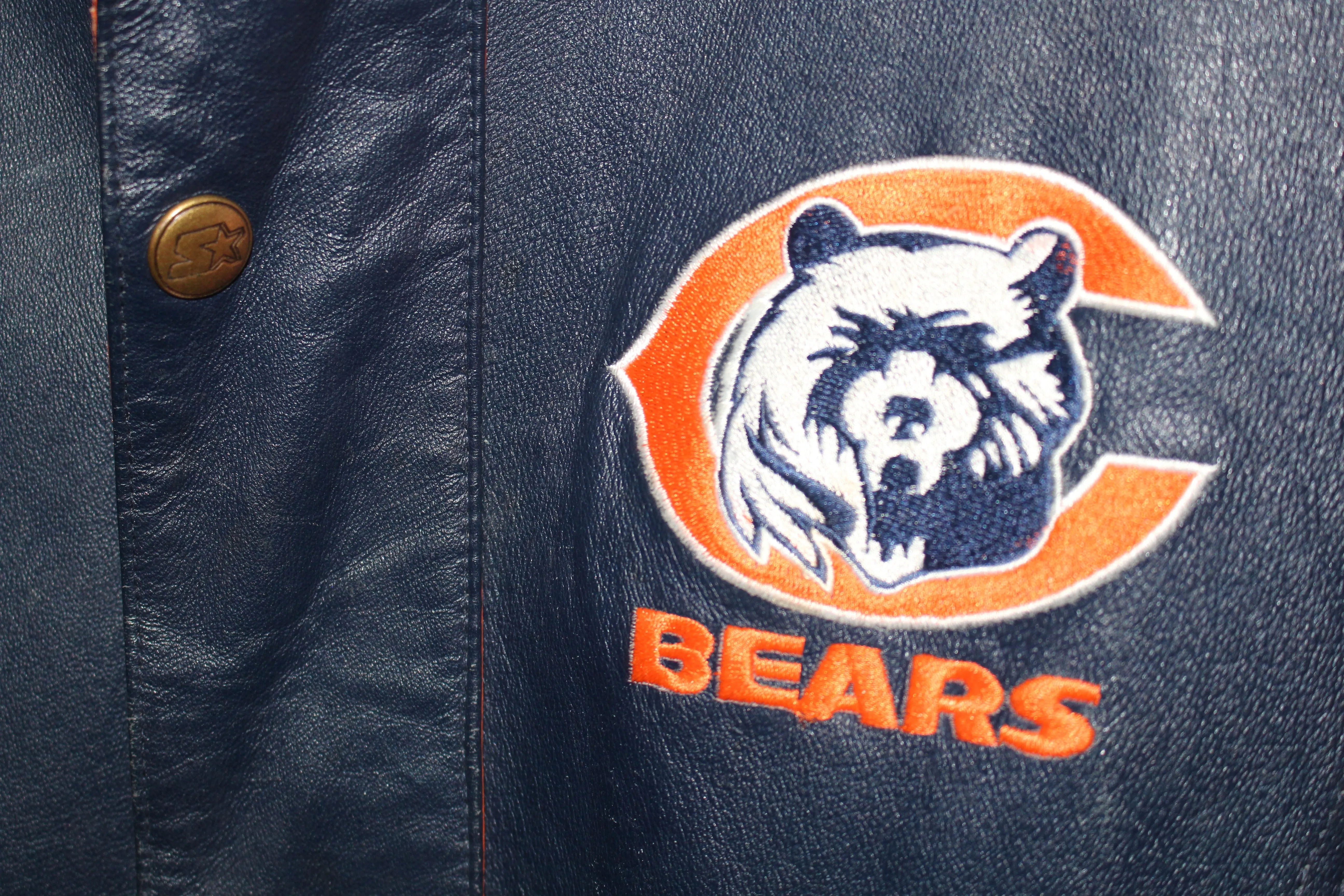 Rare Chicago Bears Pro Line Starter Leather Jacket (M)