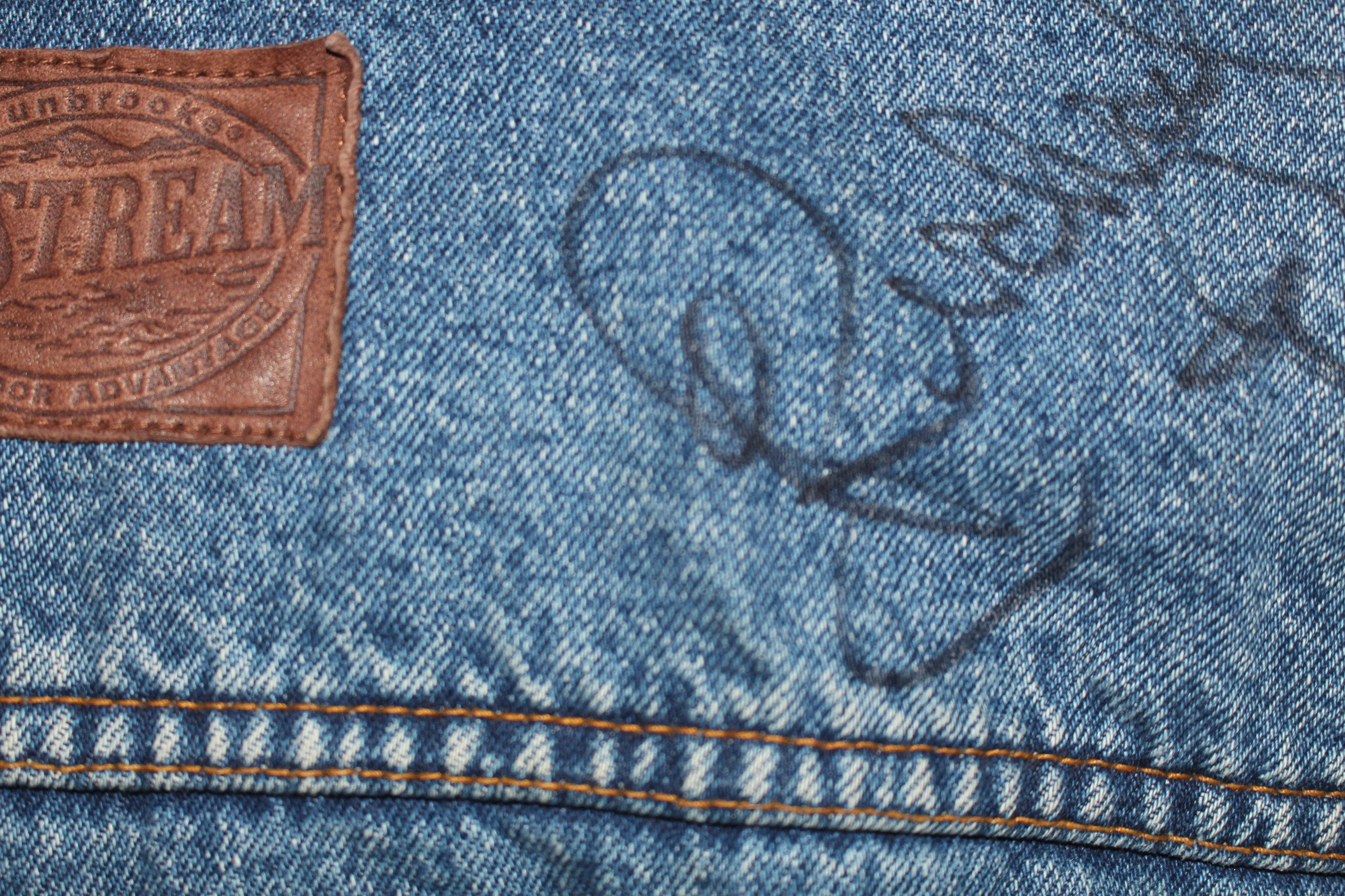 Rare Hot Wheels Racing NASCAR Richard Petty #43 Autographed Denim Jacket (M)