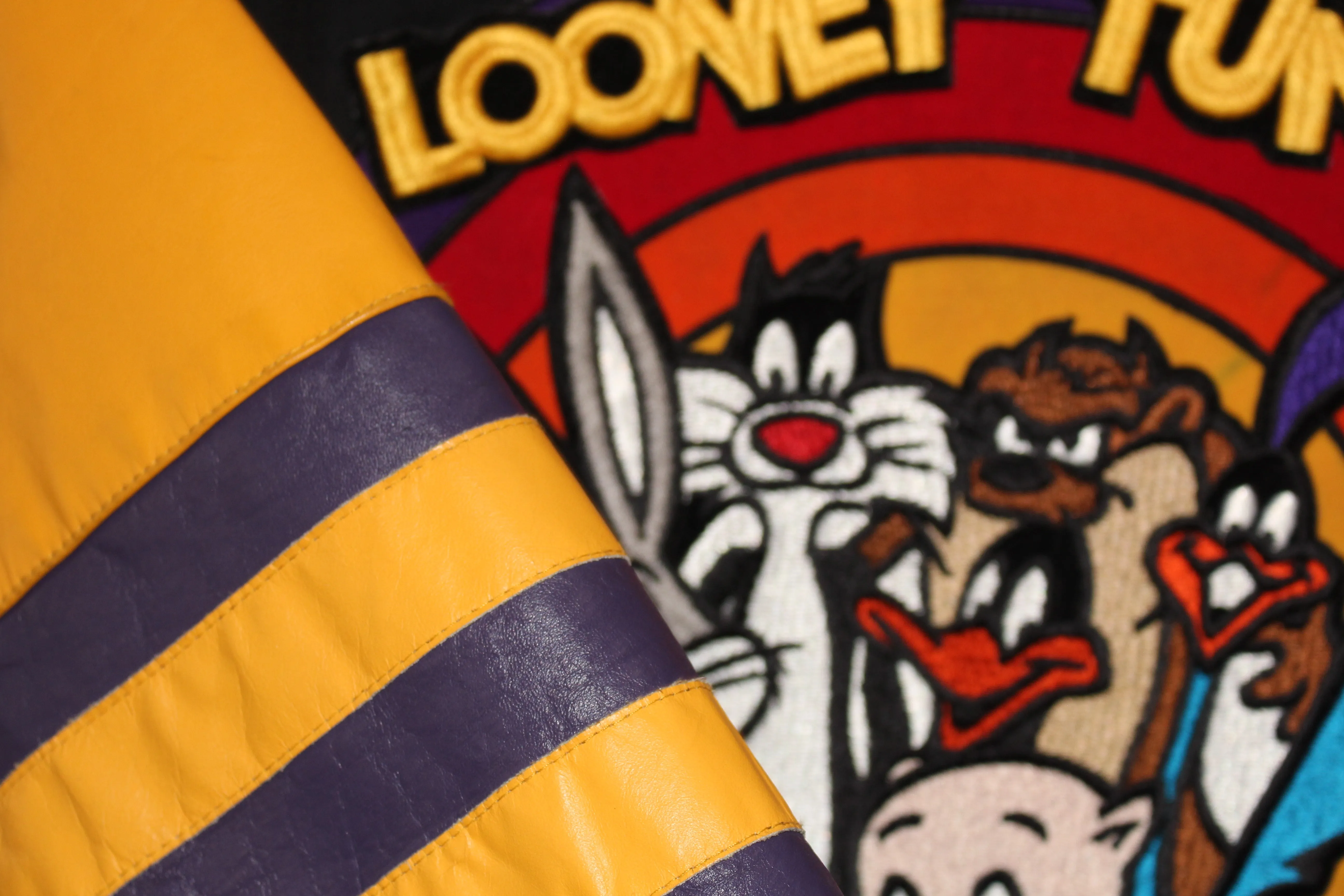 Rare Jeff Hamilton Looney Tunes Leather Jacket (L)