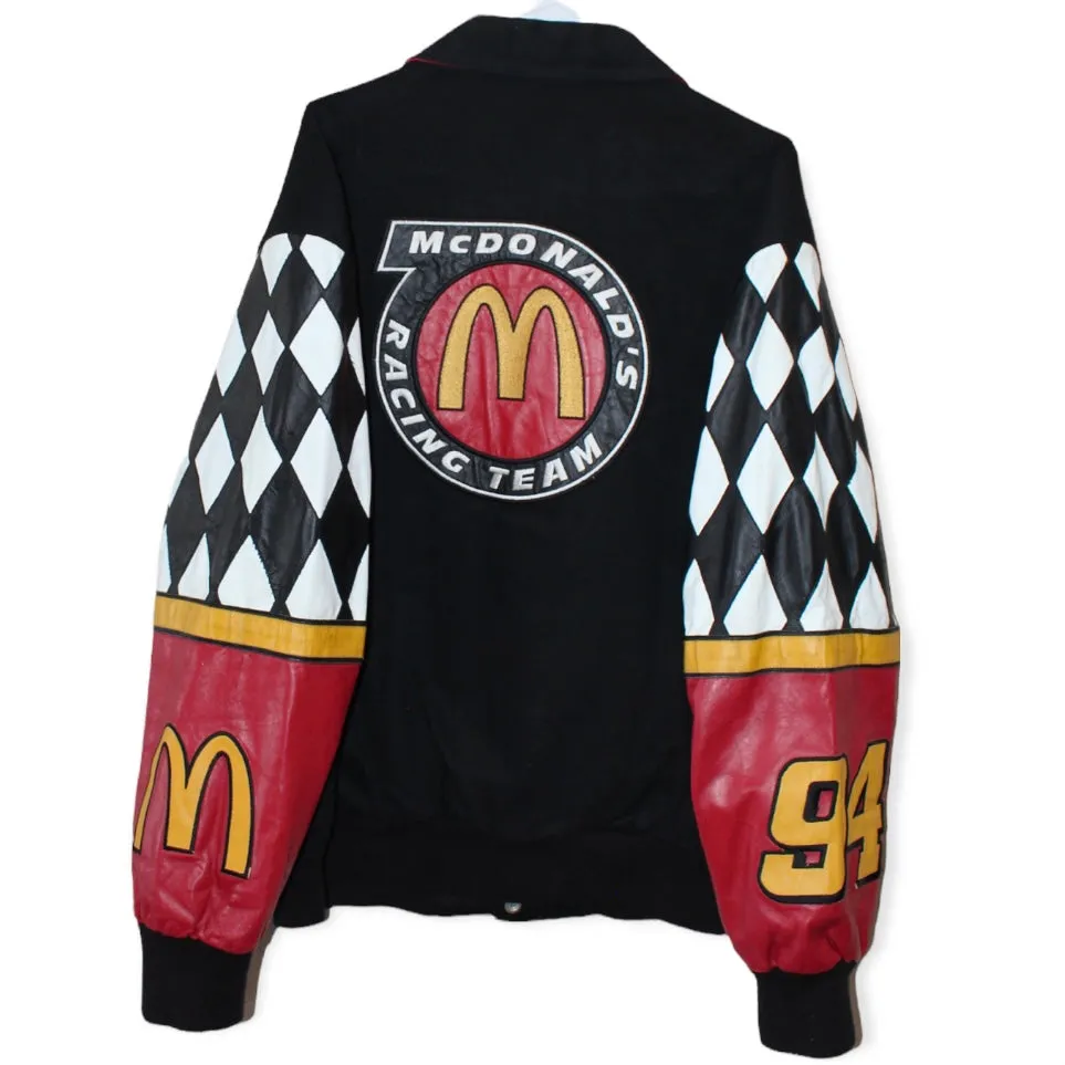 Rare McDonald’s Racing NASCAR Bill Elliott #94 Jeff Hamilton Jacket (L)