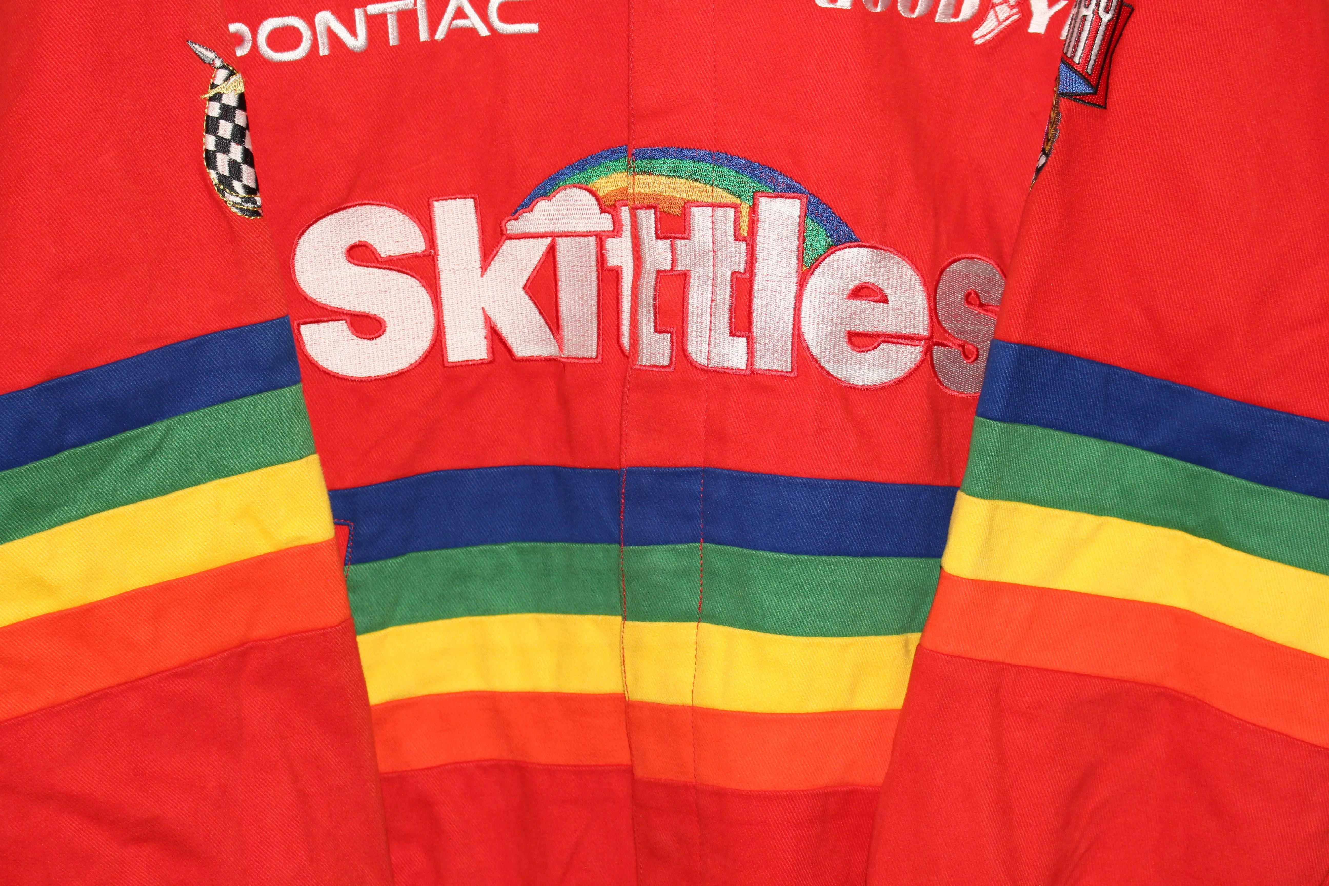 Rare Skittles Racing NASCAR Jeff Hamilton Jacket (L)