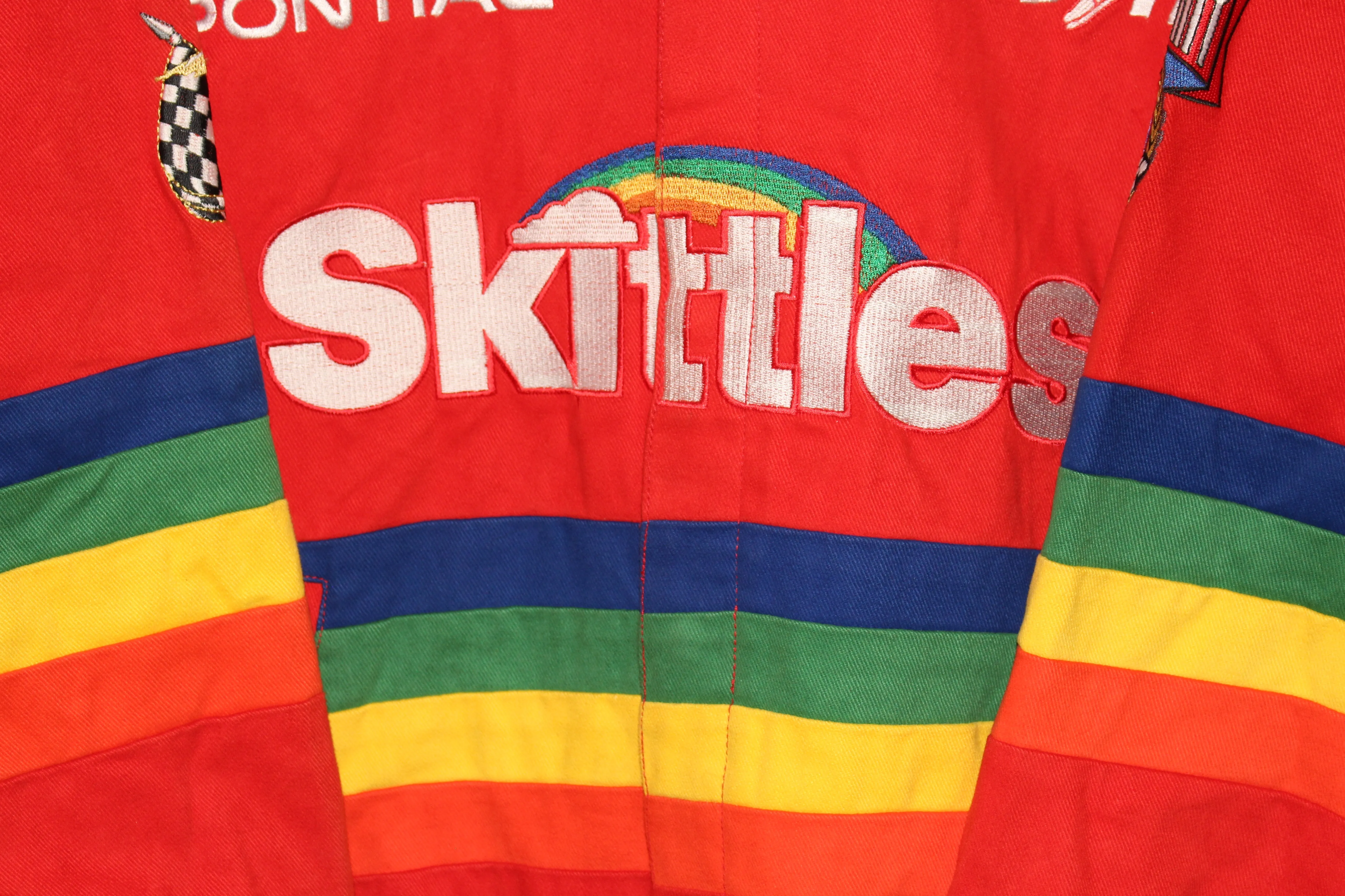 Rare Skittles Racing NASCAR Jeff Hamilton Jacket (L)