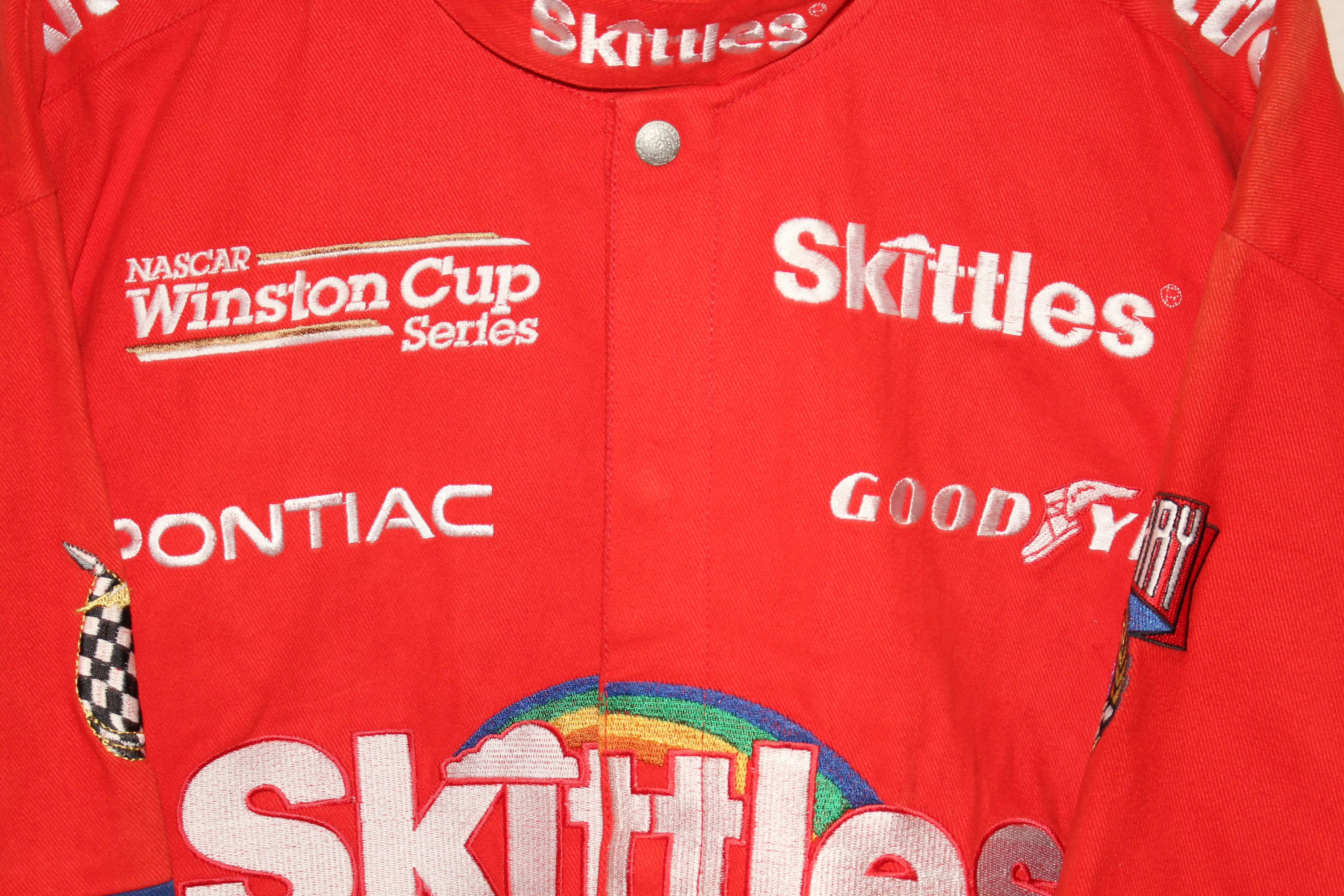 Rare Skittles Racing NASCAR Jeff Hamilton Jacket (L)