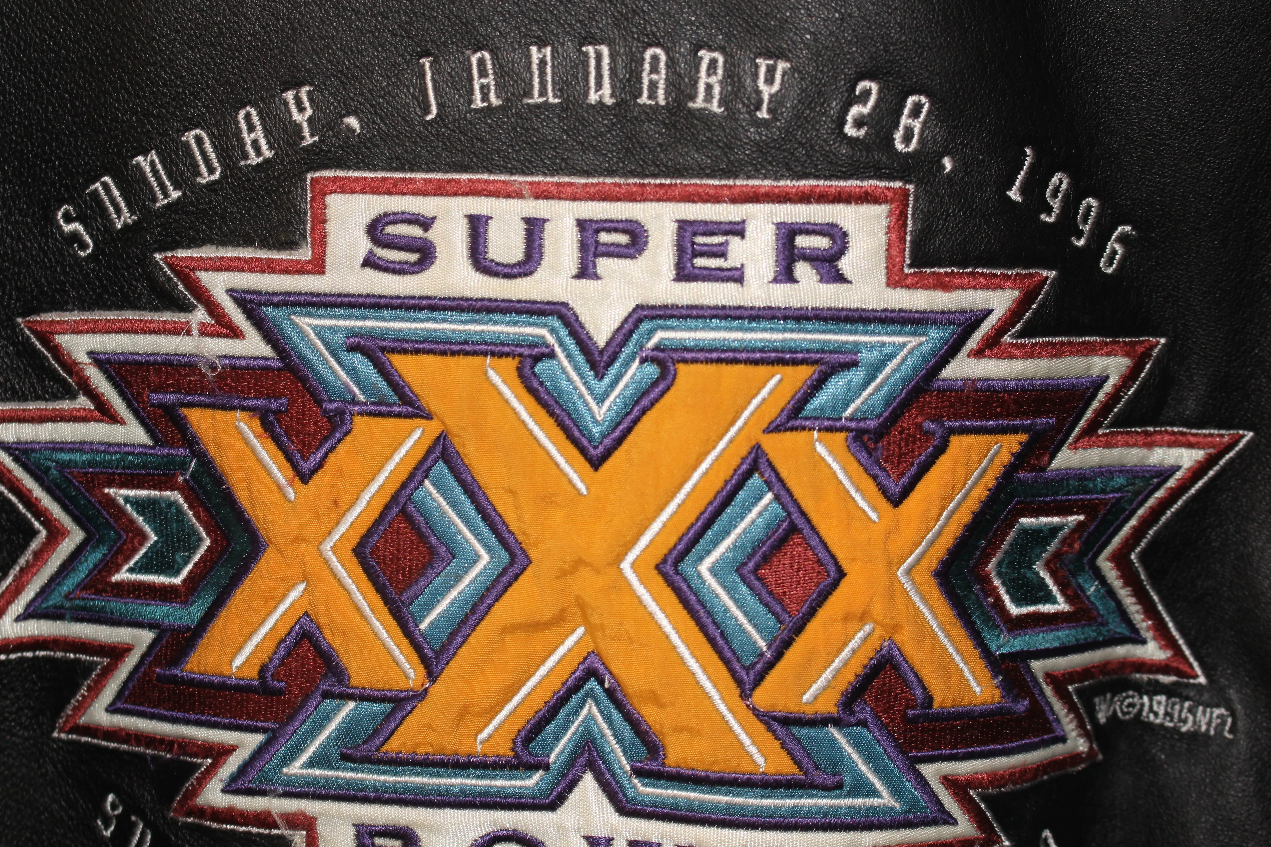 Rare Super Bowl XXX 1996 Pro Player Leather Jacket (L)