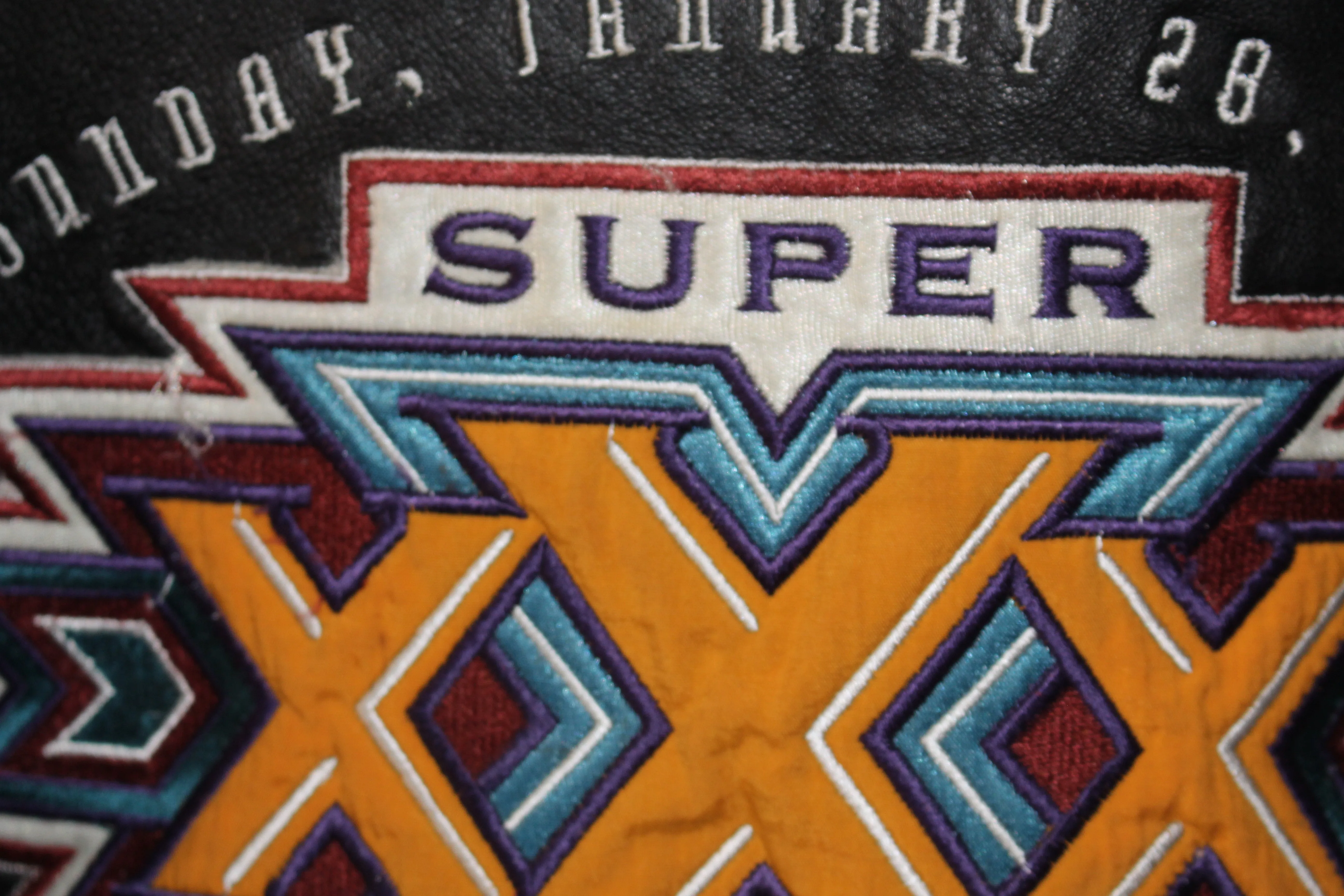 Rare Super Bowl XXX 1996 Pro Player Leather Jacket (L)