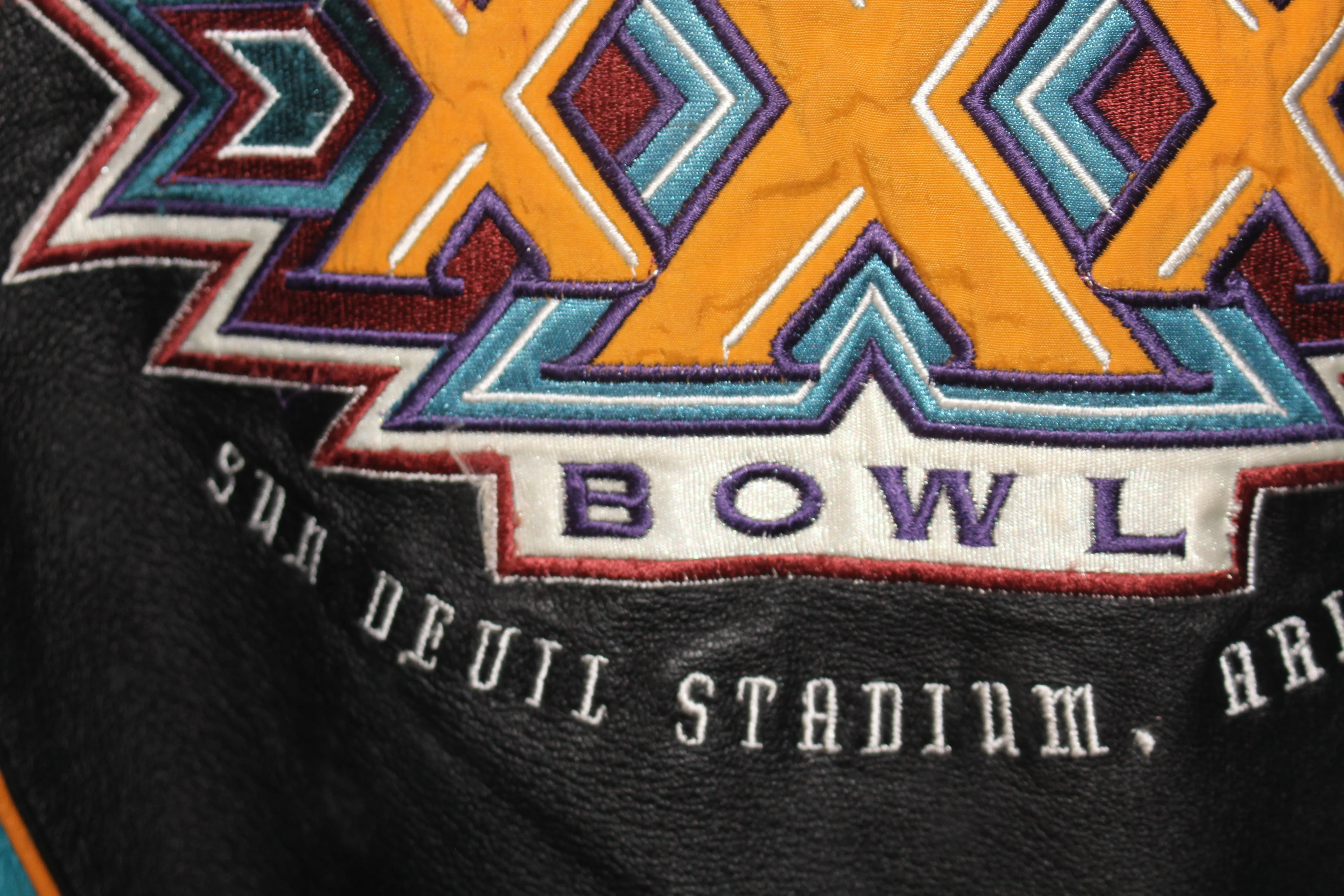 Rare Super Bowl XXX 1996 Pro Player Leather Jacket (L)