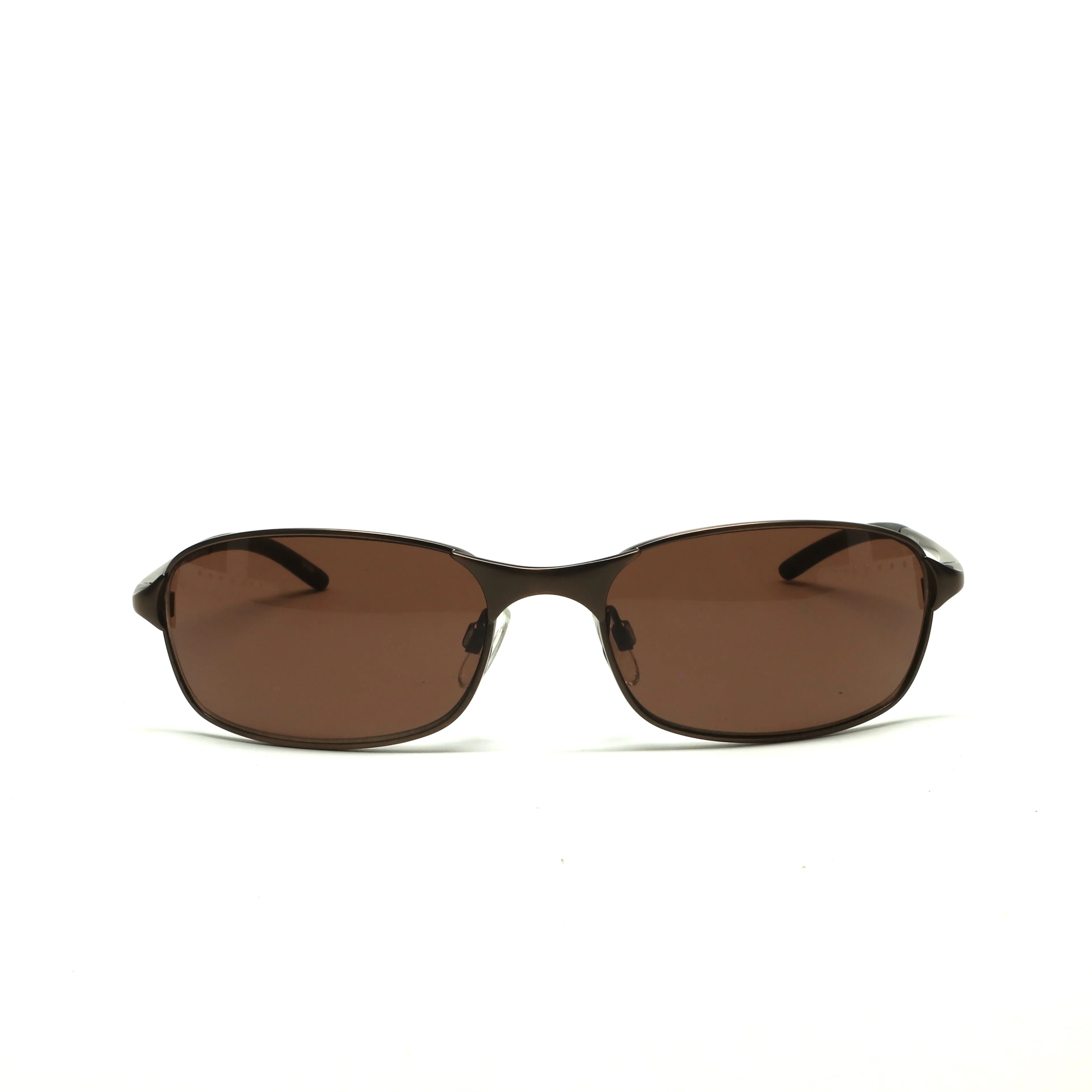 RARE//Style 944// Deluxe Vintage 90s Steel Visor Shades - Brown