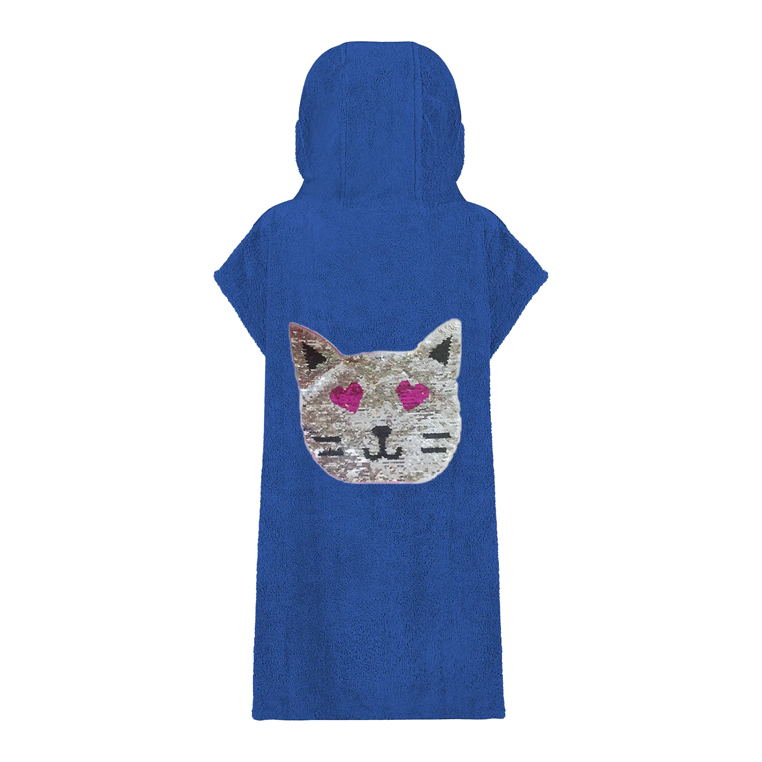 Reversible Sequin Cat Beach Robe