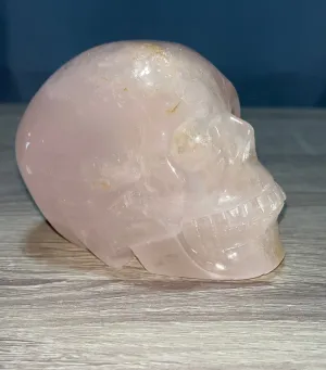 Rose Quartz Skull, Large!