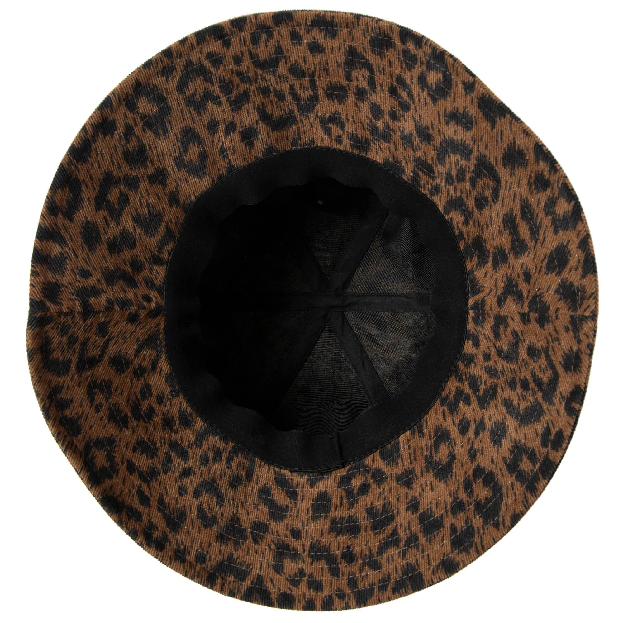 Roxie - 6 Panel Bucket Hat with Leopard Pattern