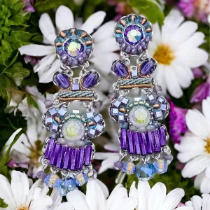 SALE! Purple Rain Ayala Bar Earrings