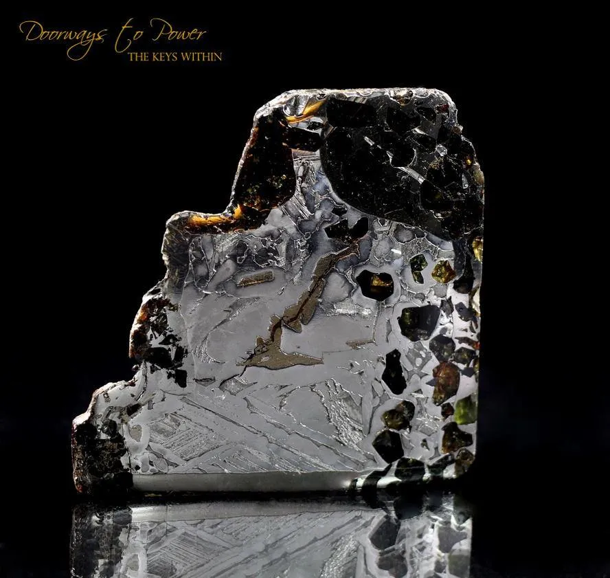 Seymchan Pallasite Meteorite 'Portal' Rare Museum Quality