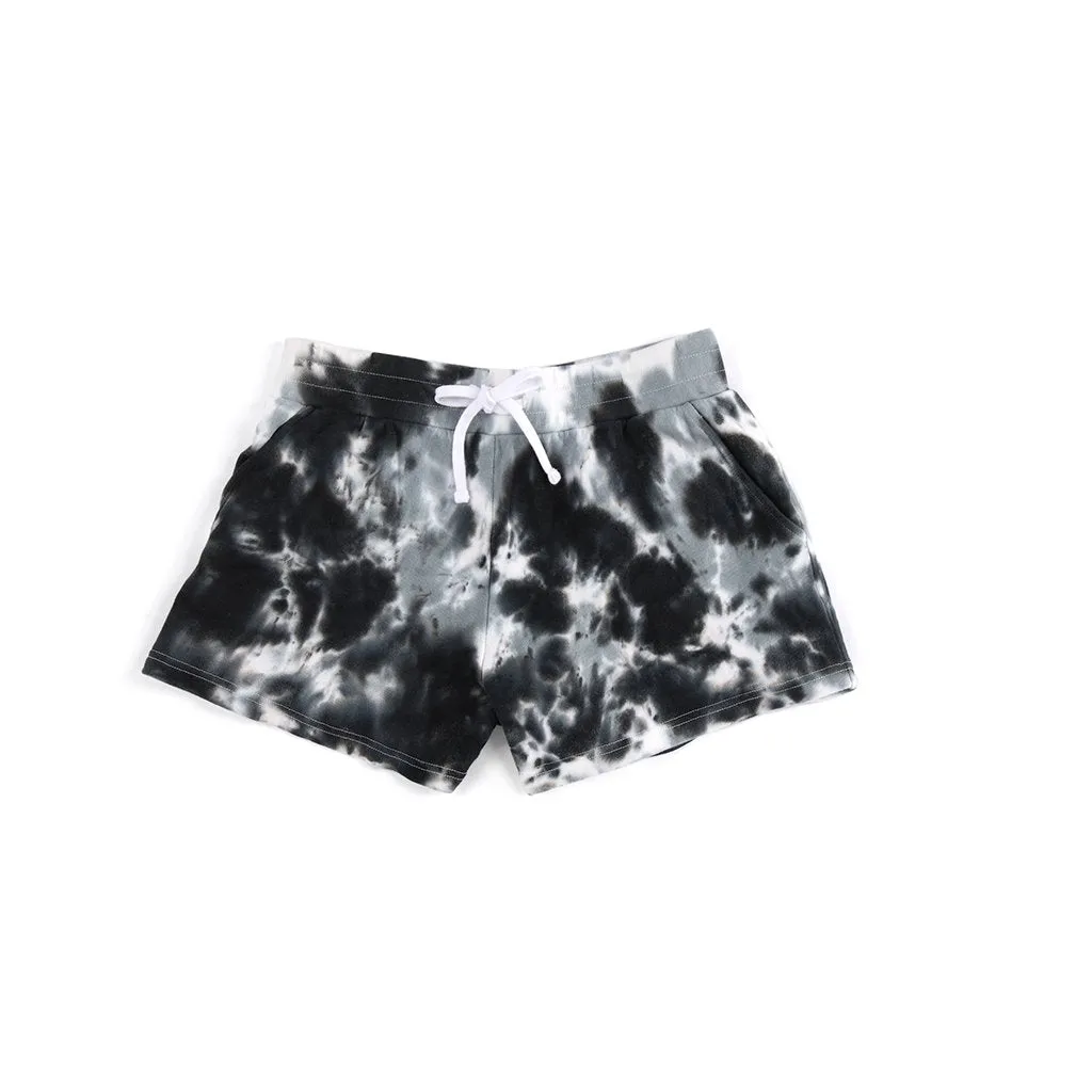 Shiraleah Rae Tie Dye Shorts, Black - FINAL SALE ONLY