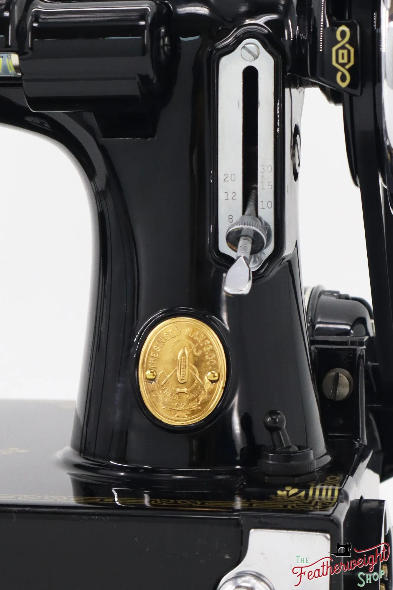 Singer Featherweight 221, "First-Run" 1933 AD5477** - Fully Restored in Gloss Black