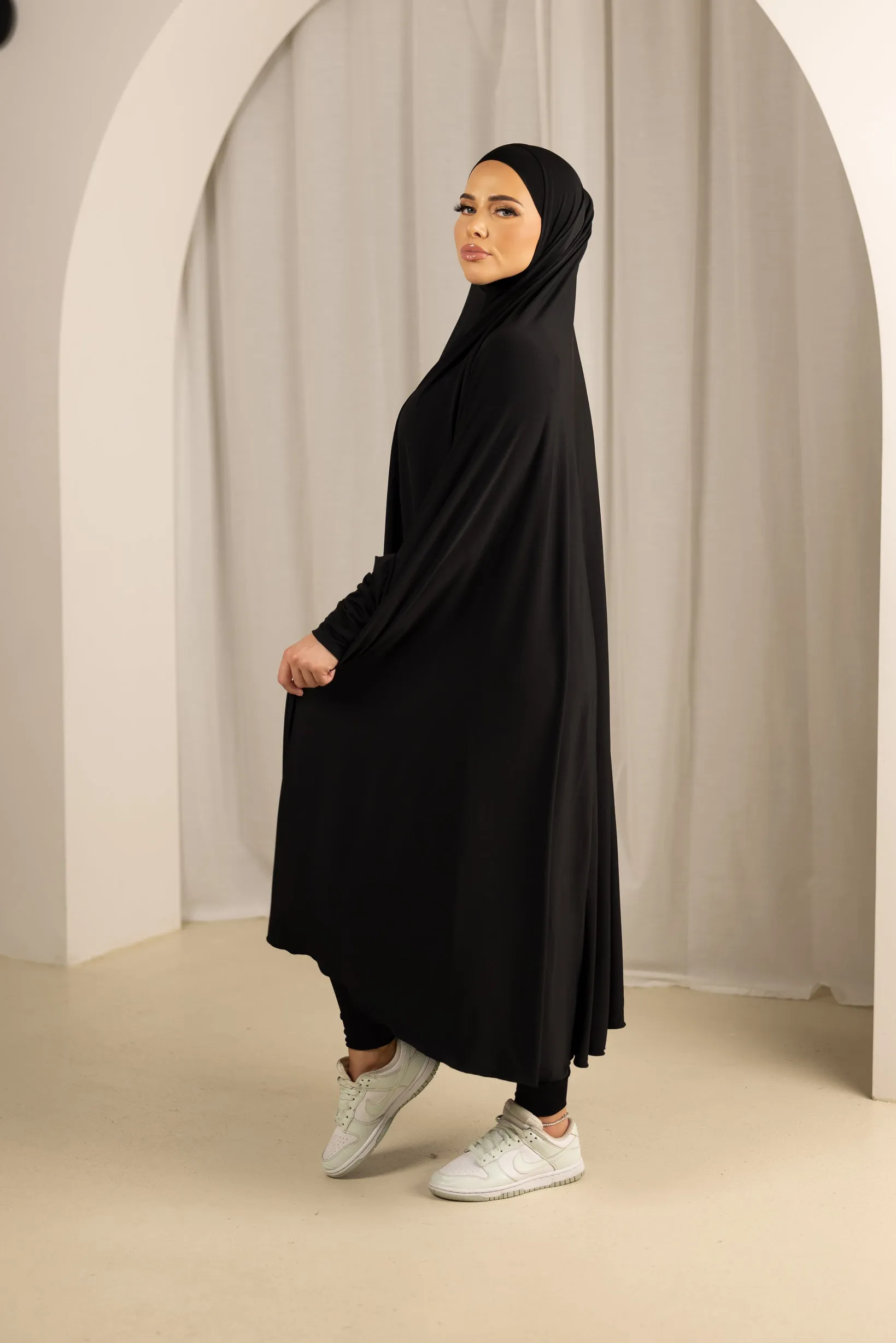 Sleeve Jilbab - Shades of Black