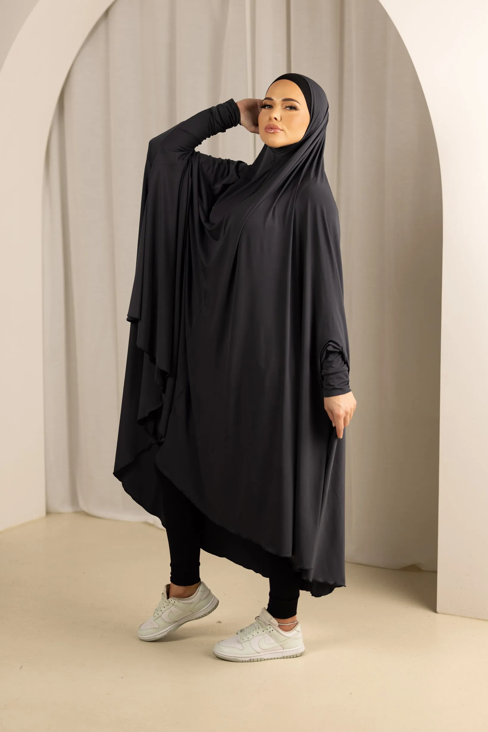 Sleeve Jilbab - Shades of Black