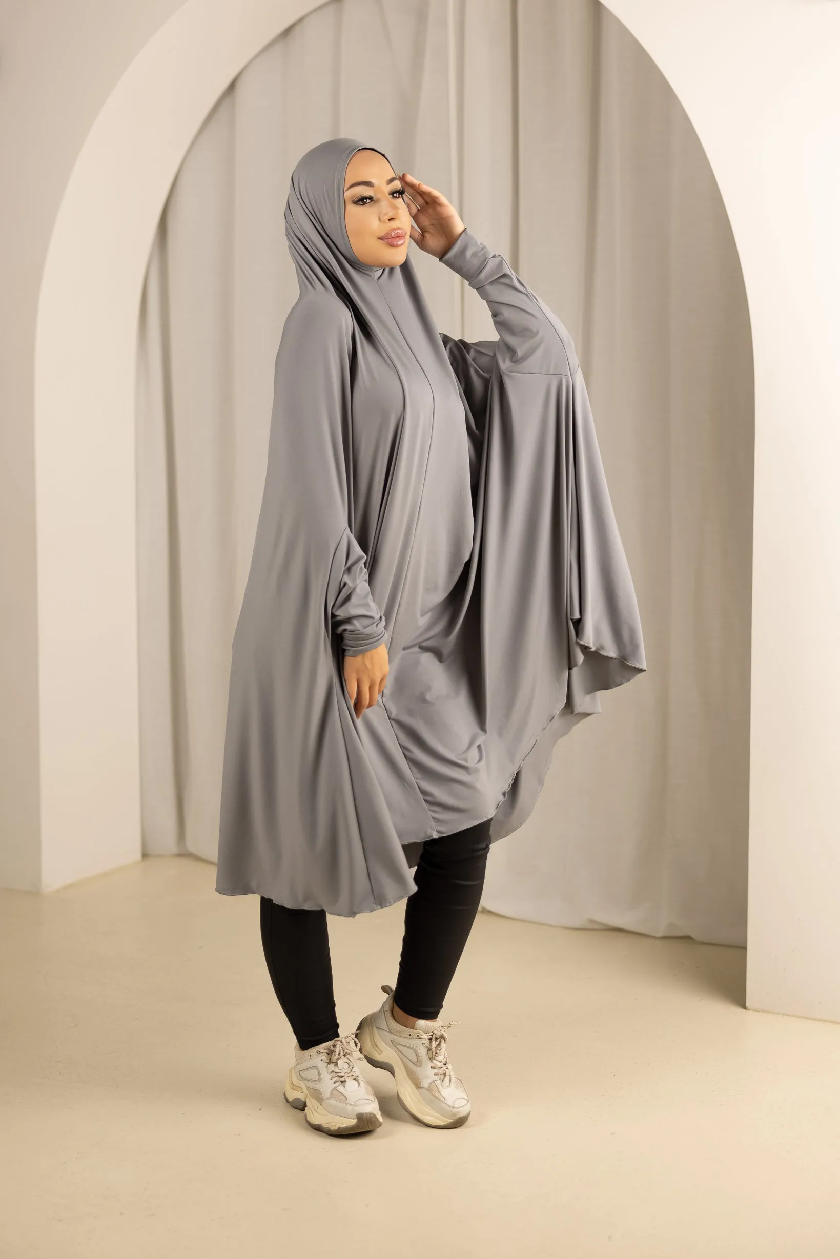 Sleeve Jilbab - Shades of Grey