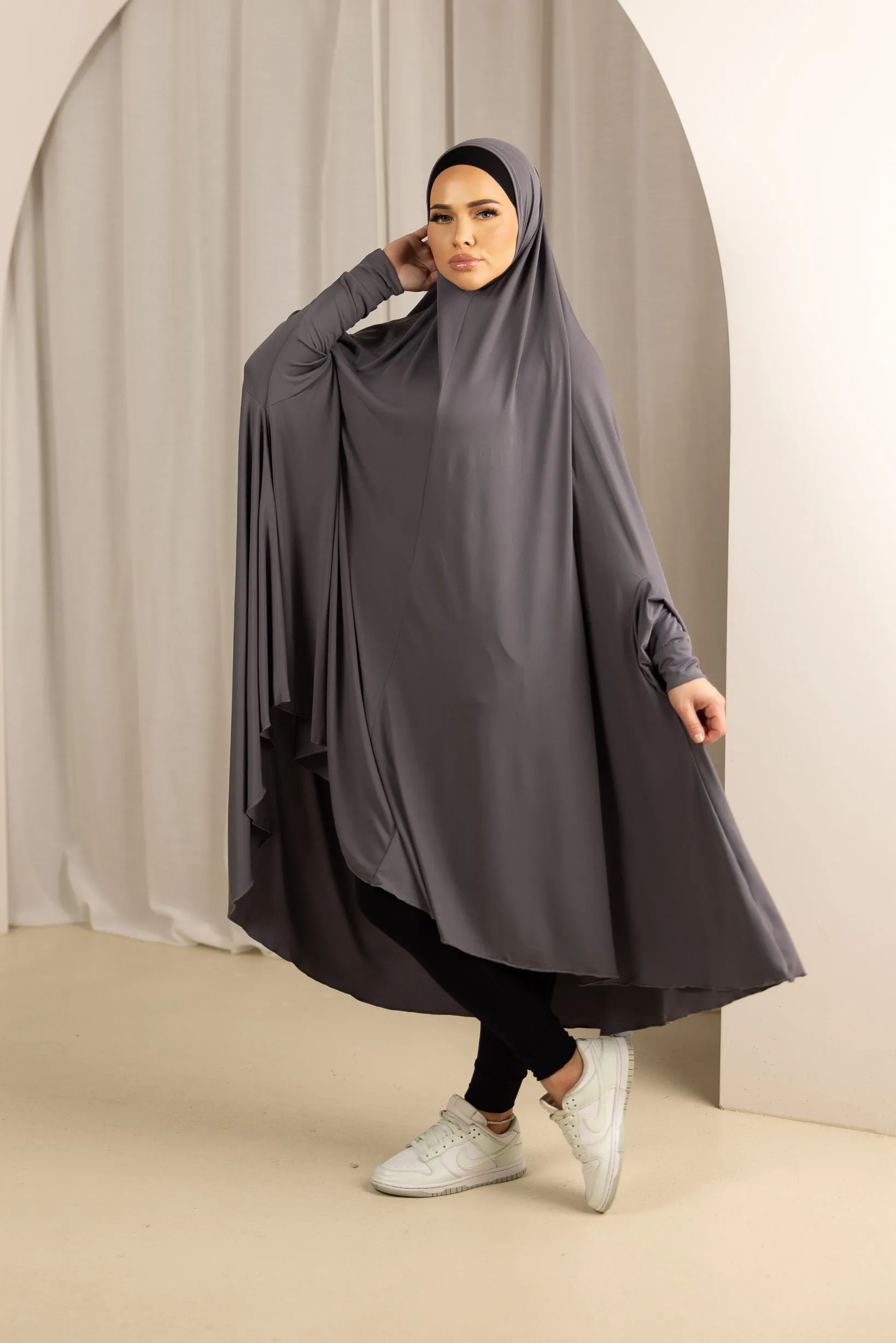 Sleeve Jilbab - Shades of Grey