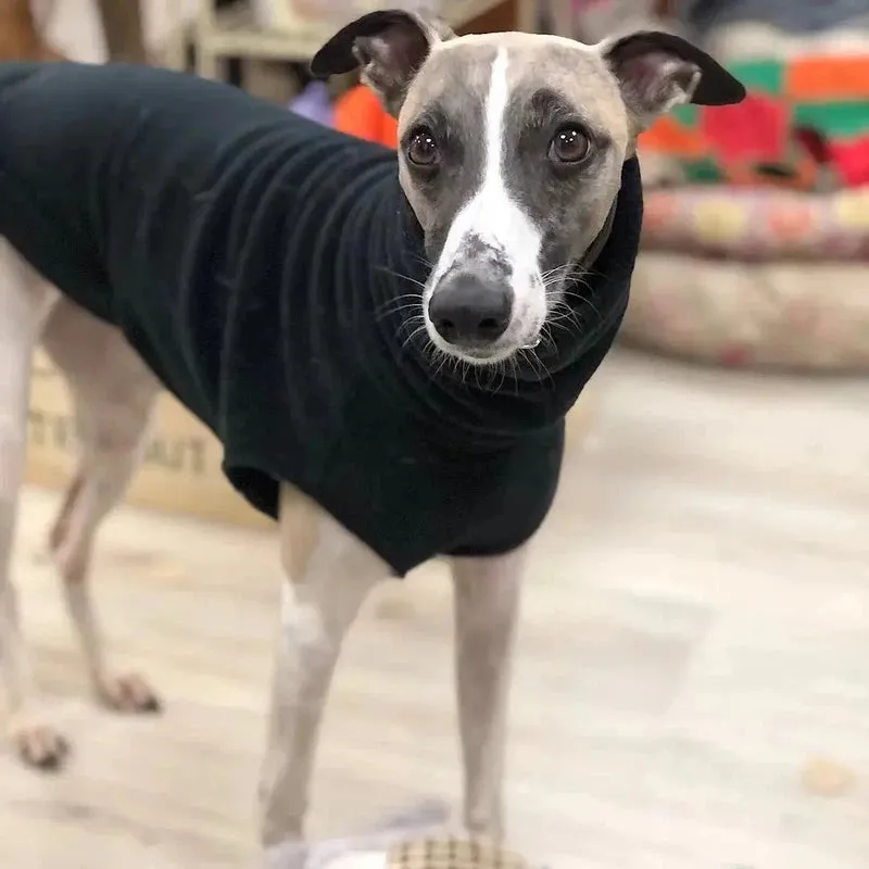 Soft Fleece Turtleneck Vest for Whippets & Italian Greyhounds