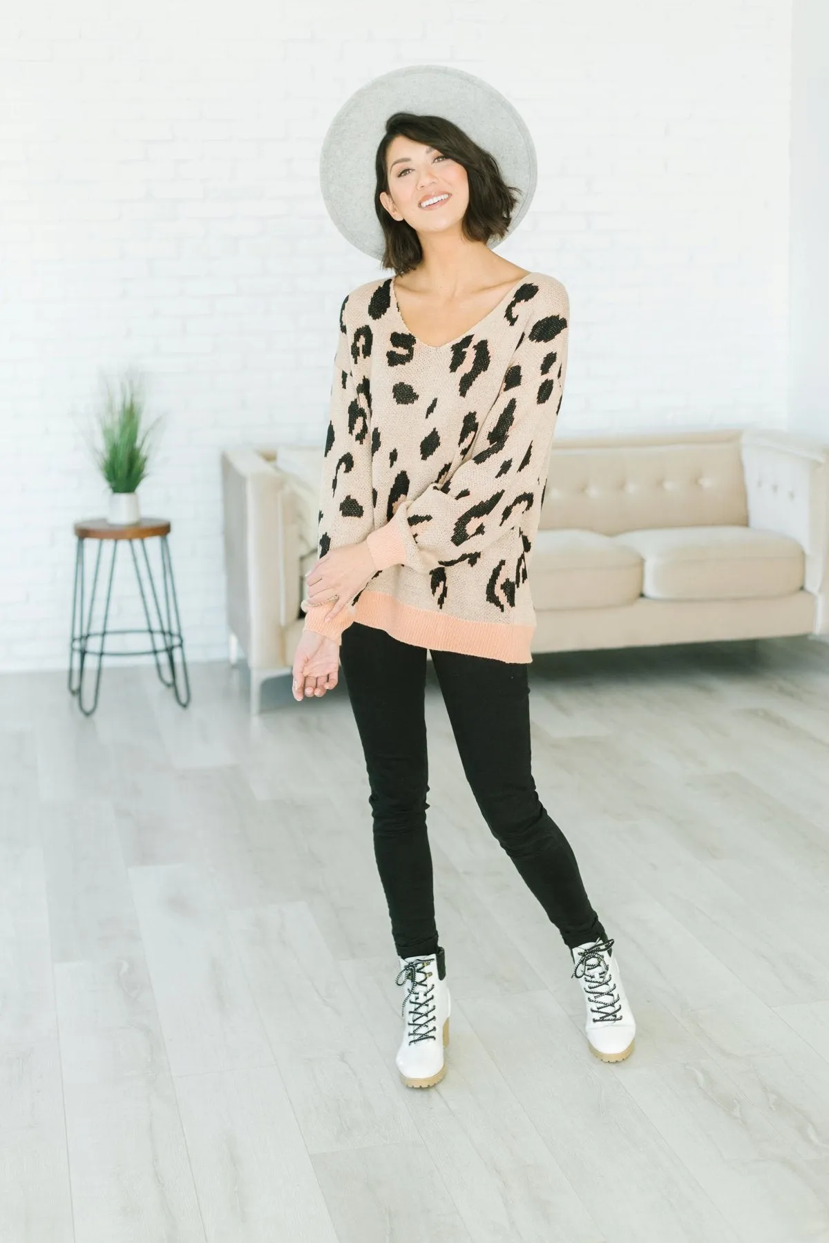 Spring  Leopard Sweater