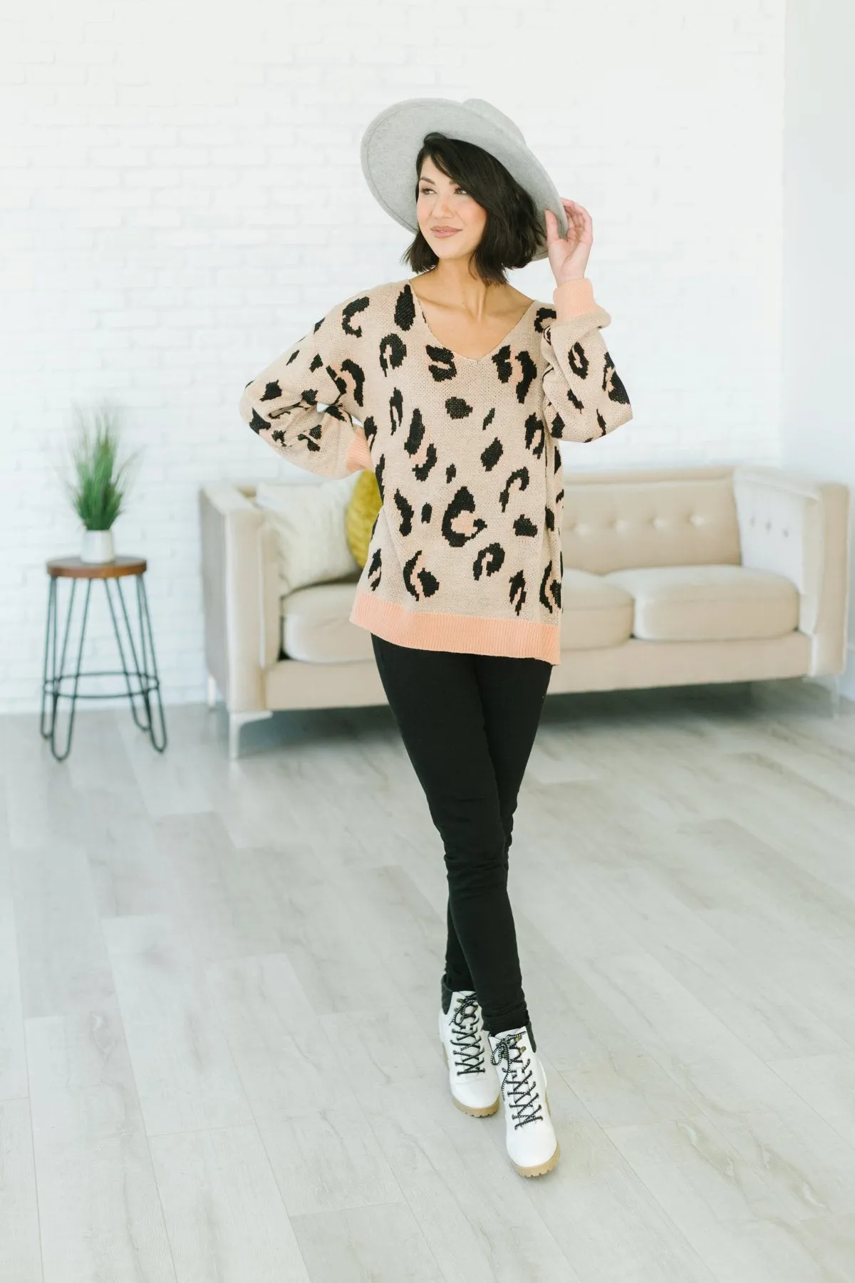 Spring  Leopard Sweater