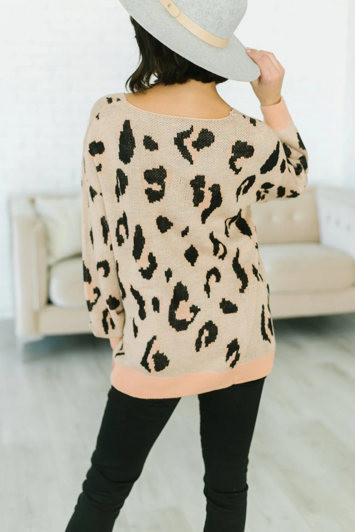 Spring  Leopard Sweater