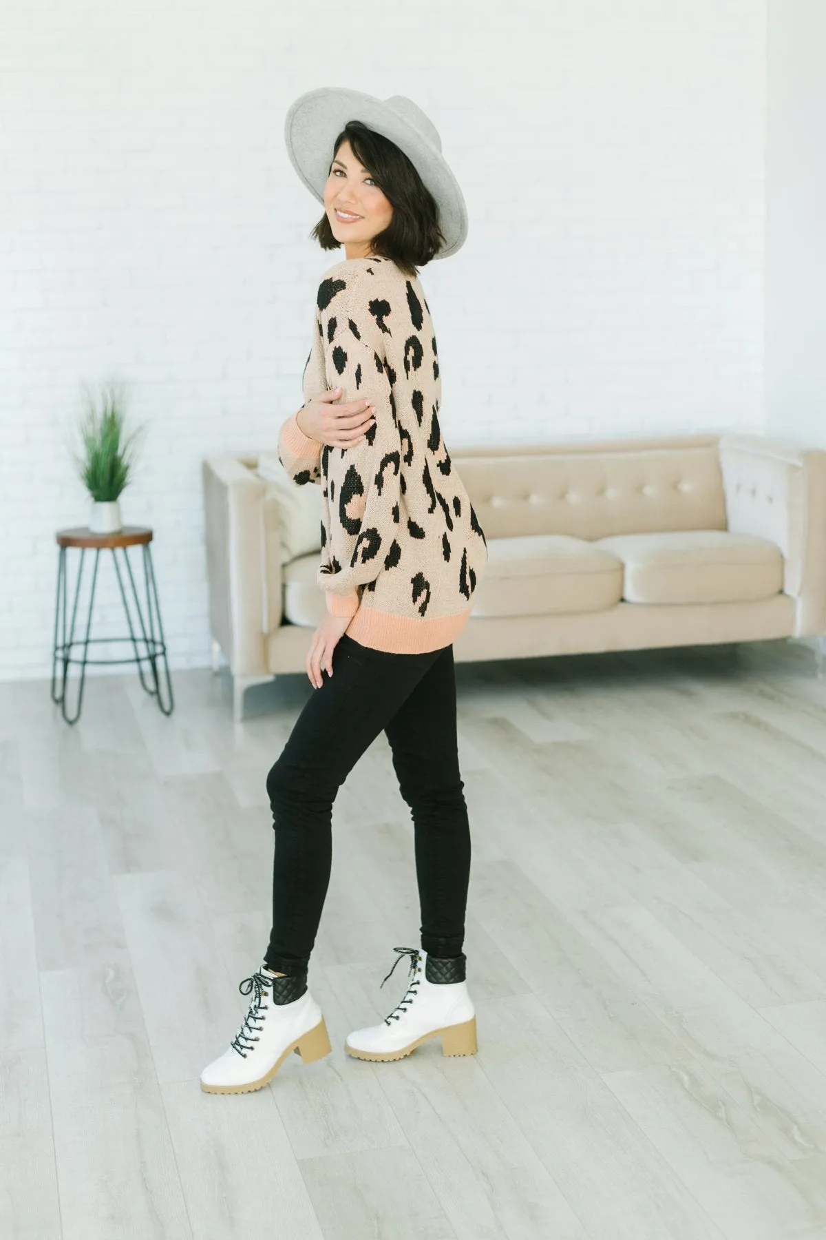 Spring  Leopard Sweater