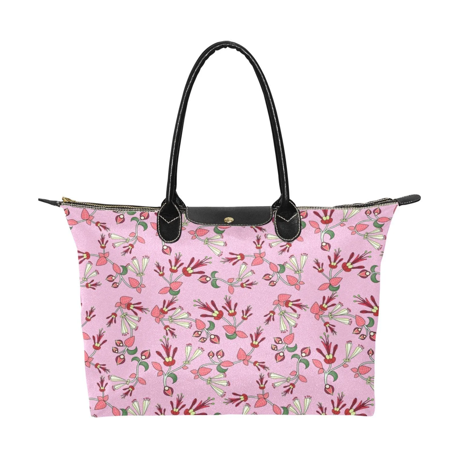 Strawberry Floral Single-Shoulder Lady Handbag