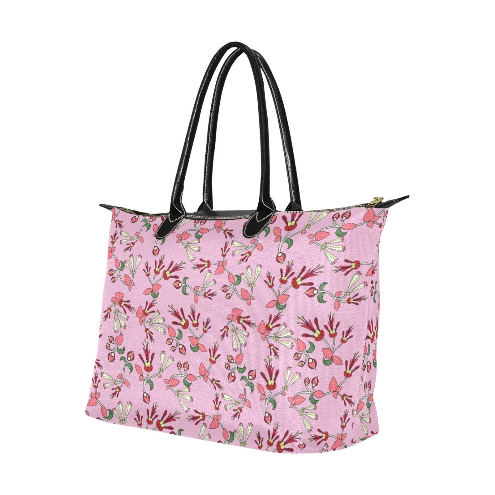 Strawberry Floral Single-Shoulder Lady Handbag