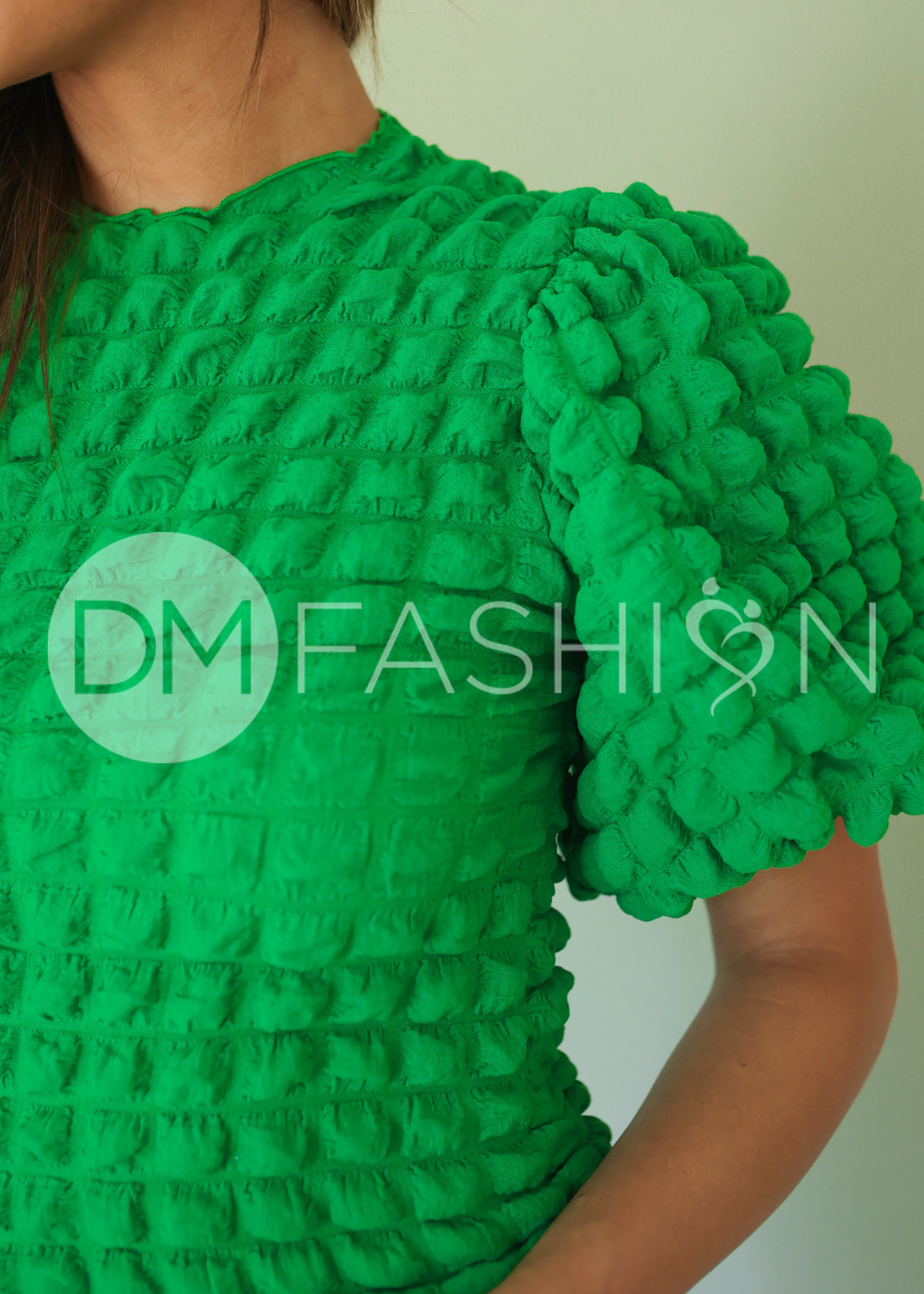 Sunday Brunch Kelly Green Top - DM EXCLUSIVE