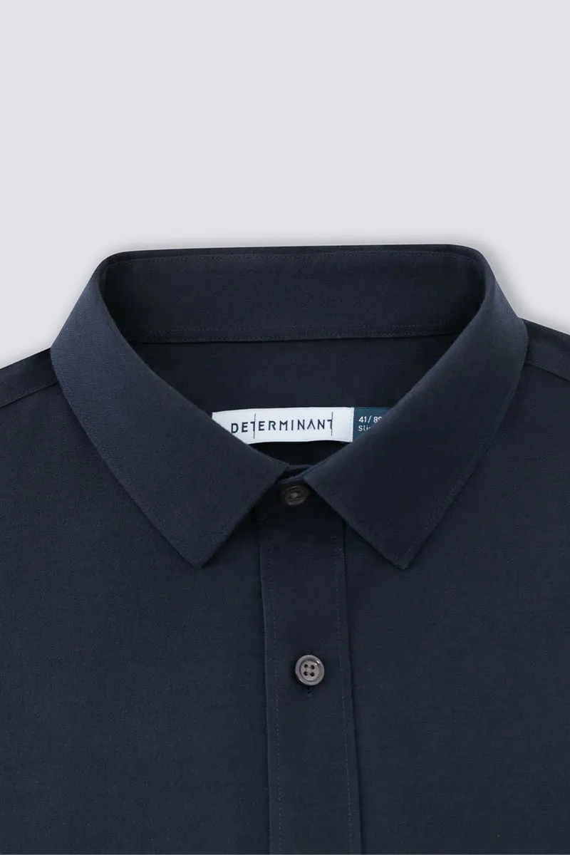 Supreme Cotton-Yak Twill Dress Shirt | Navy 0373DK