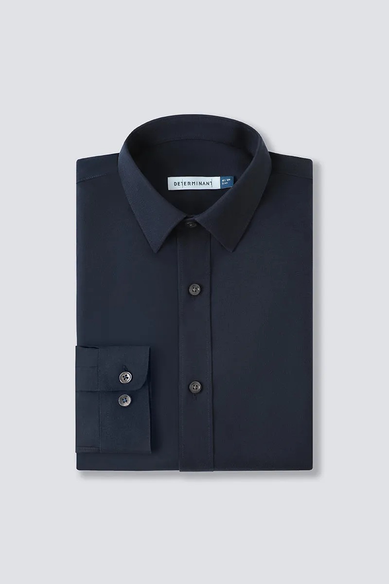 Supreme Cotton-Yak Twill Dress Shirt | Navy 0373DK