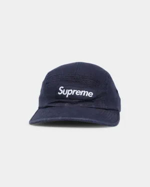 Supreme Linen Camp Cap Navy