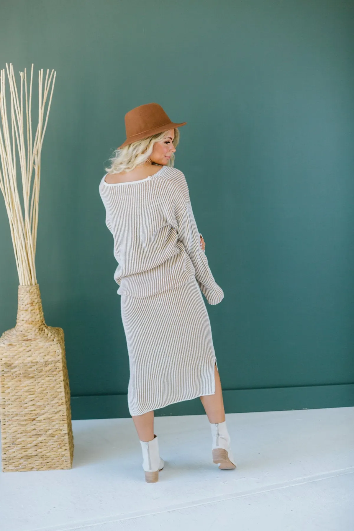 Sweater Skirt Set