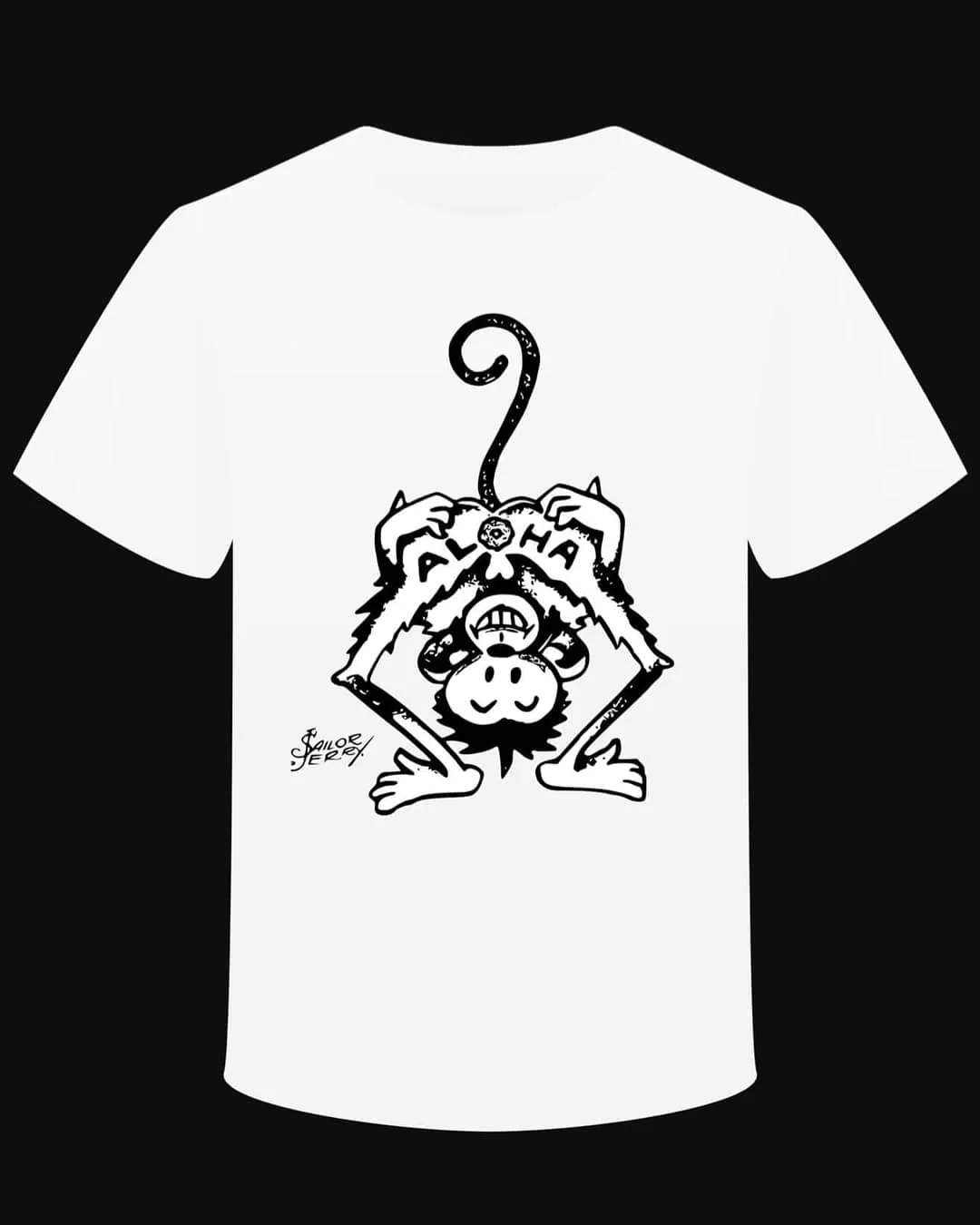 T-Shirt "ALOHA" SINGE MONKEY