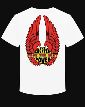 T-Shirt "Chopper Power Fuck the Rest" BIKE VINTAGE OLD DESIGN